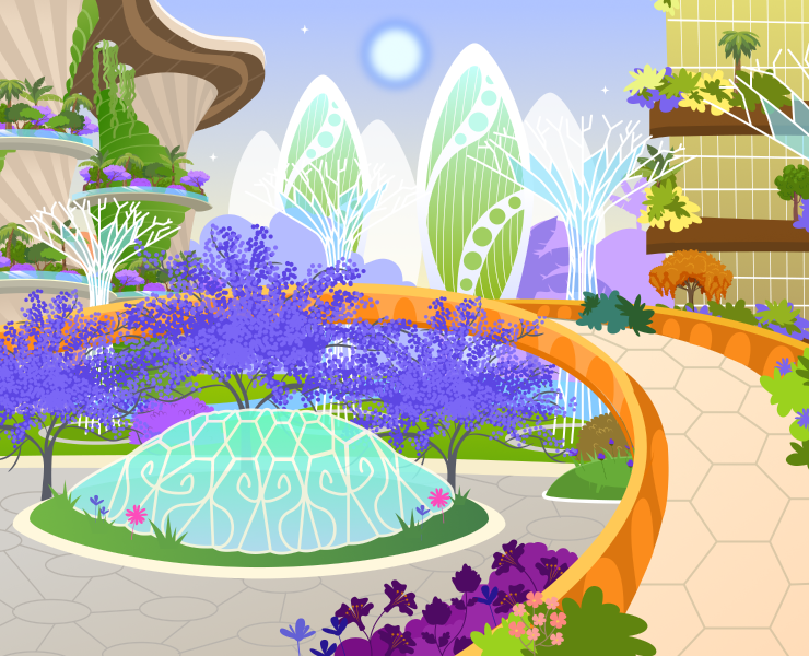 Фоны для мультсериала — Иллюстрация на Dprofile