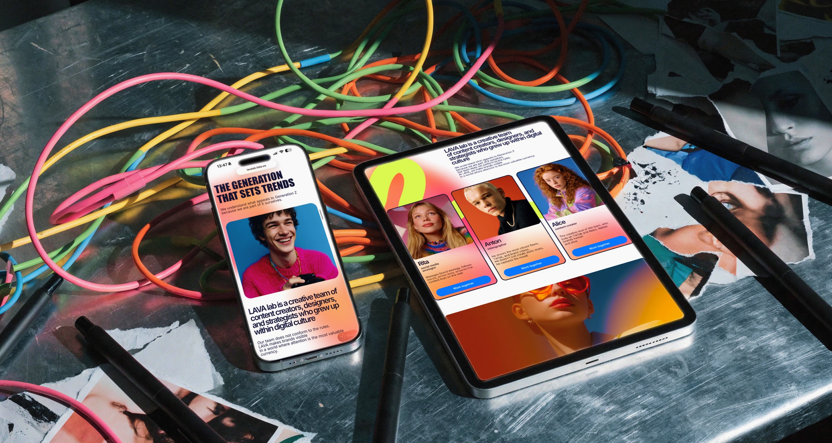 LAVA LAB | Визуальная система контент-агентства — Изображение №14 — Интерфейсы, Брендинг на Dprofile