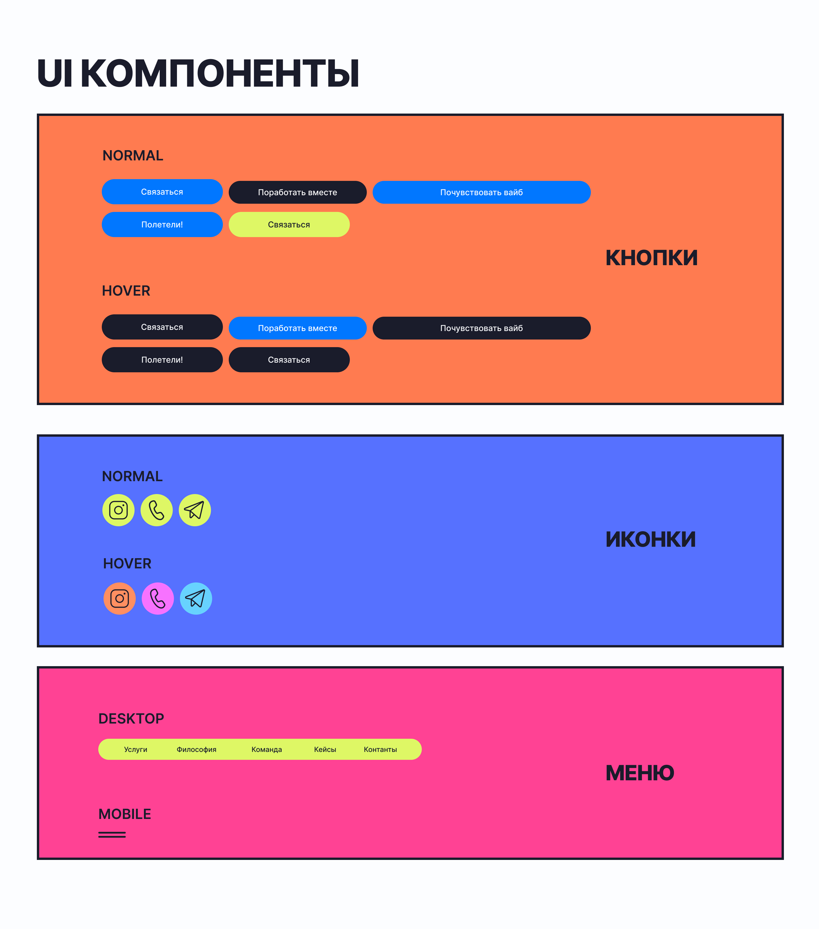 LAVA LAB | Визуальная система контент-агентства — Изображение №5 — Интерфейсы, Брендинг на Dprofile