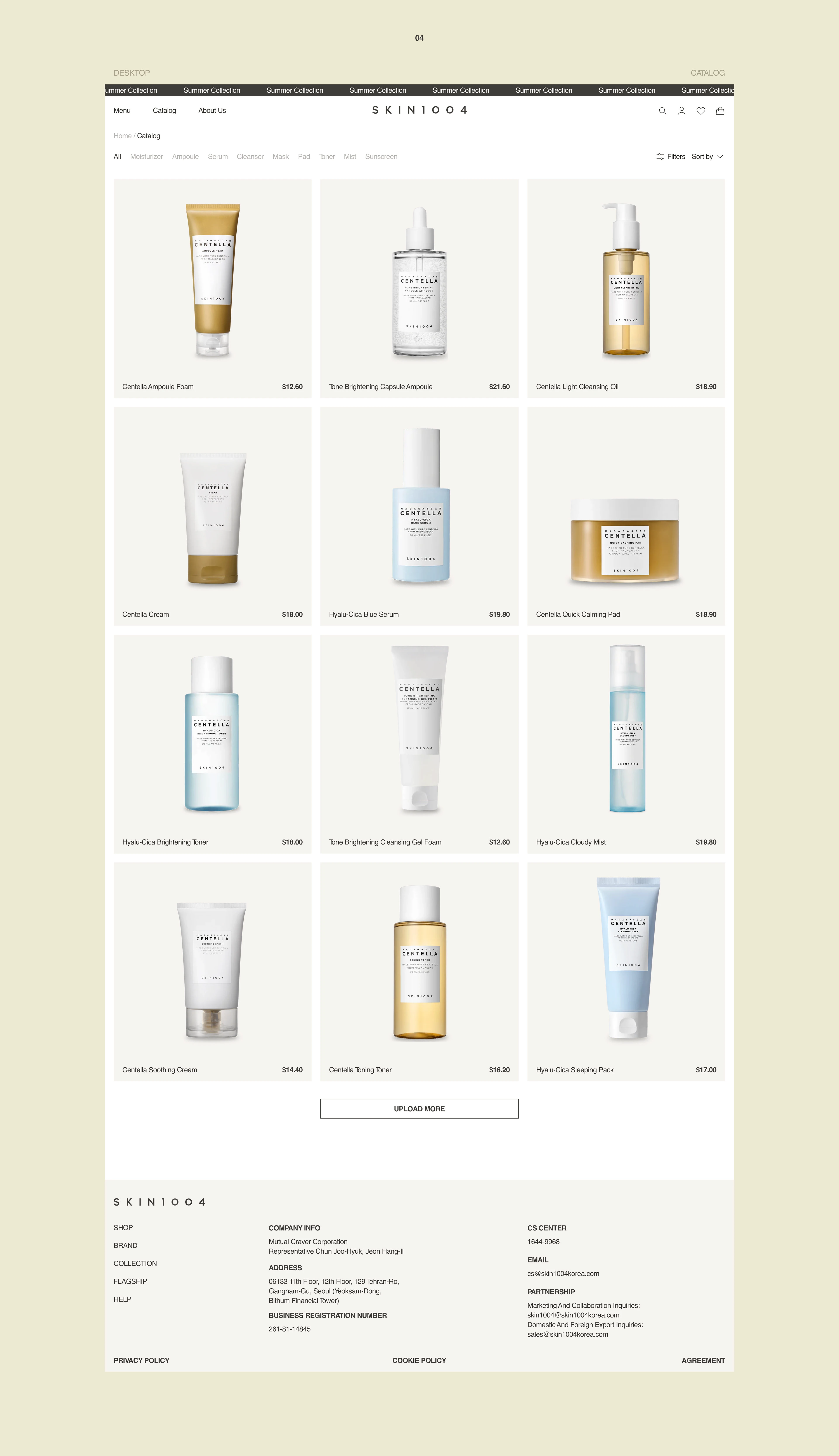 Cosmetics store | web-site | e-commerce design — Изображение №9 — Интерфейсы на Dprofile