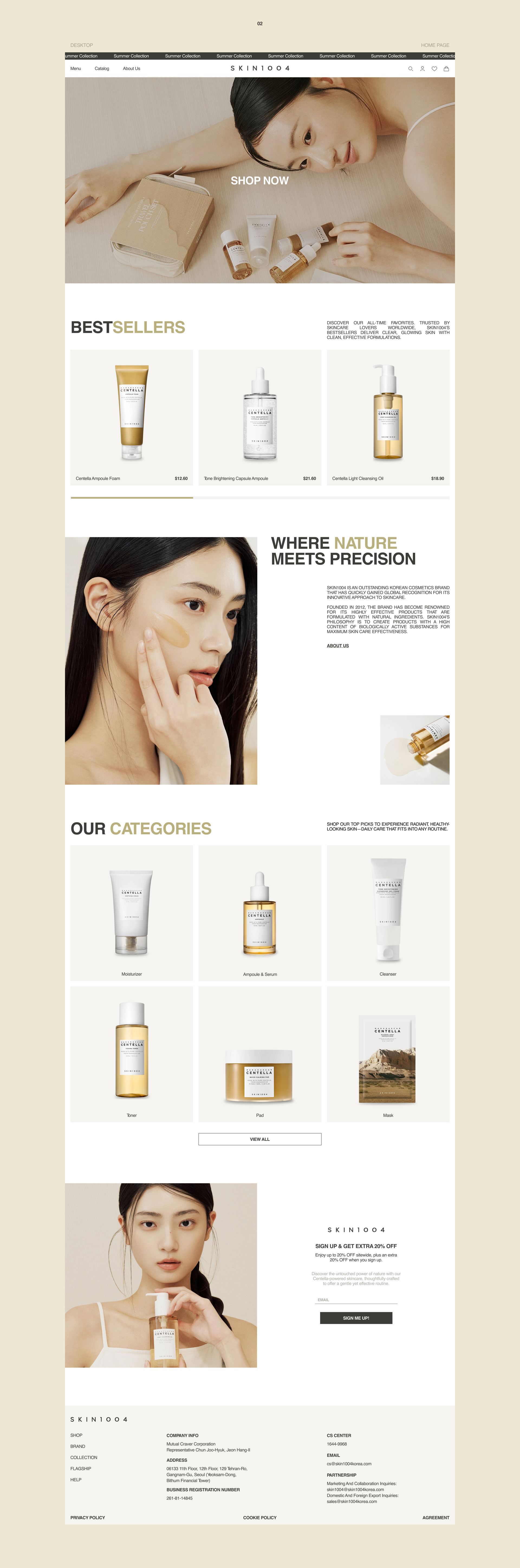 Cosmetics store | web-site | e-commerce design — Изображение №4 — Интерфейсы на Dprofile