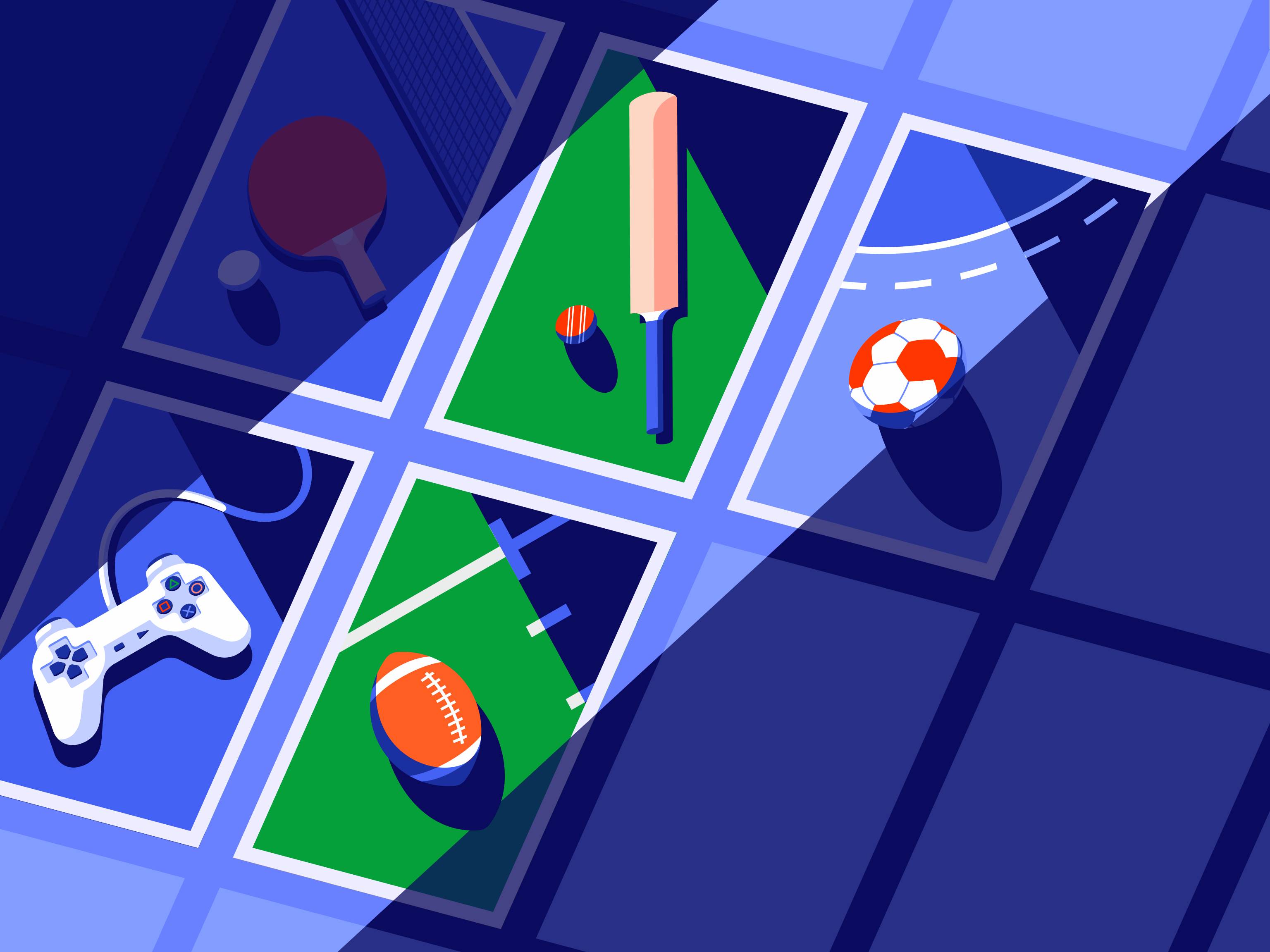 The World of Sports — Векторные иллюстрации без нейро ИИ. — Изображение №21 — Иллюстрация, Нейро на Dprofile