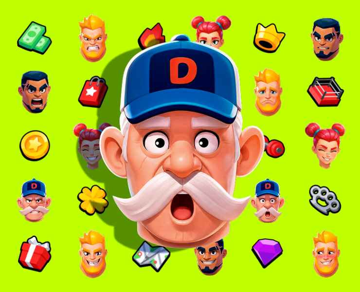 Pektolo — Персонажи, карточки и UI иконки игрового интерфей… на Dprofile