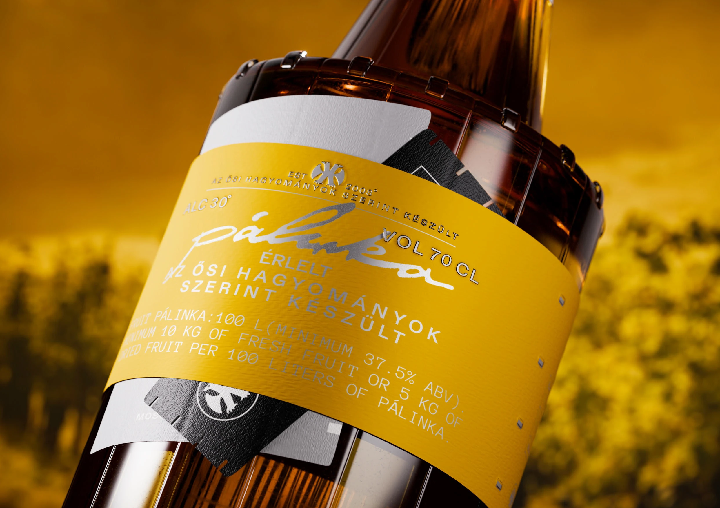 PACKAGING FOR HUNGARIAN BRANDY PÁLINKA — Изображение №8 — Брендинг, 3D на Dprofile