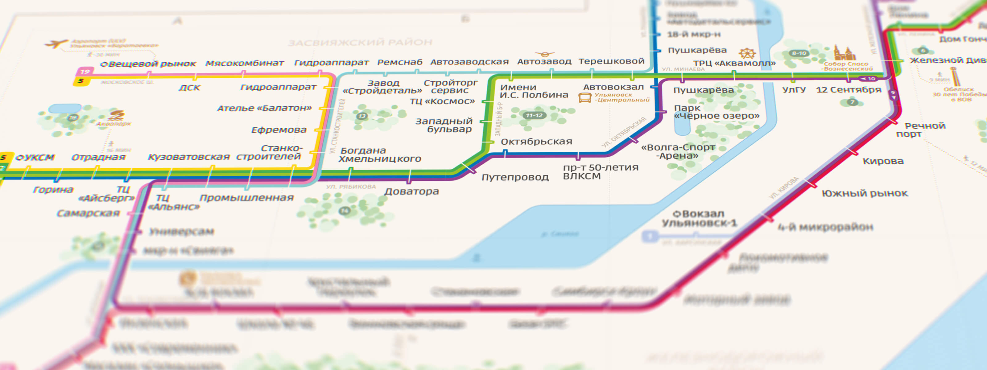 Схема трамвайной сети Ульяновска — Изображение №7 — Графика на Dprofile