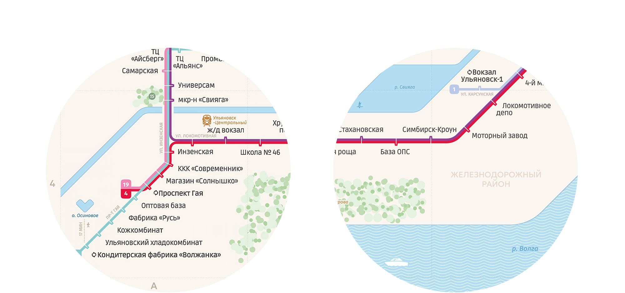 Схема трамвайной сети Ульяновска — Изображение №9 — Графика на Dprofile