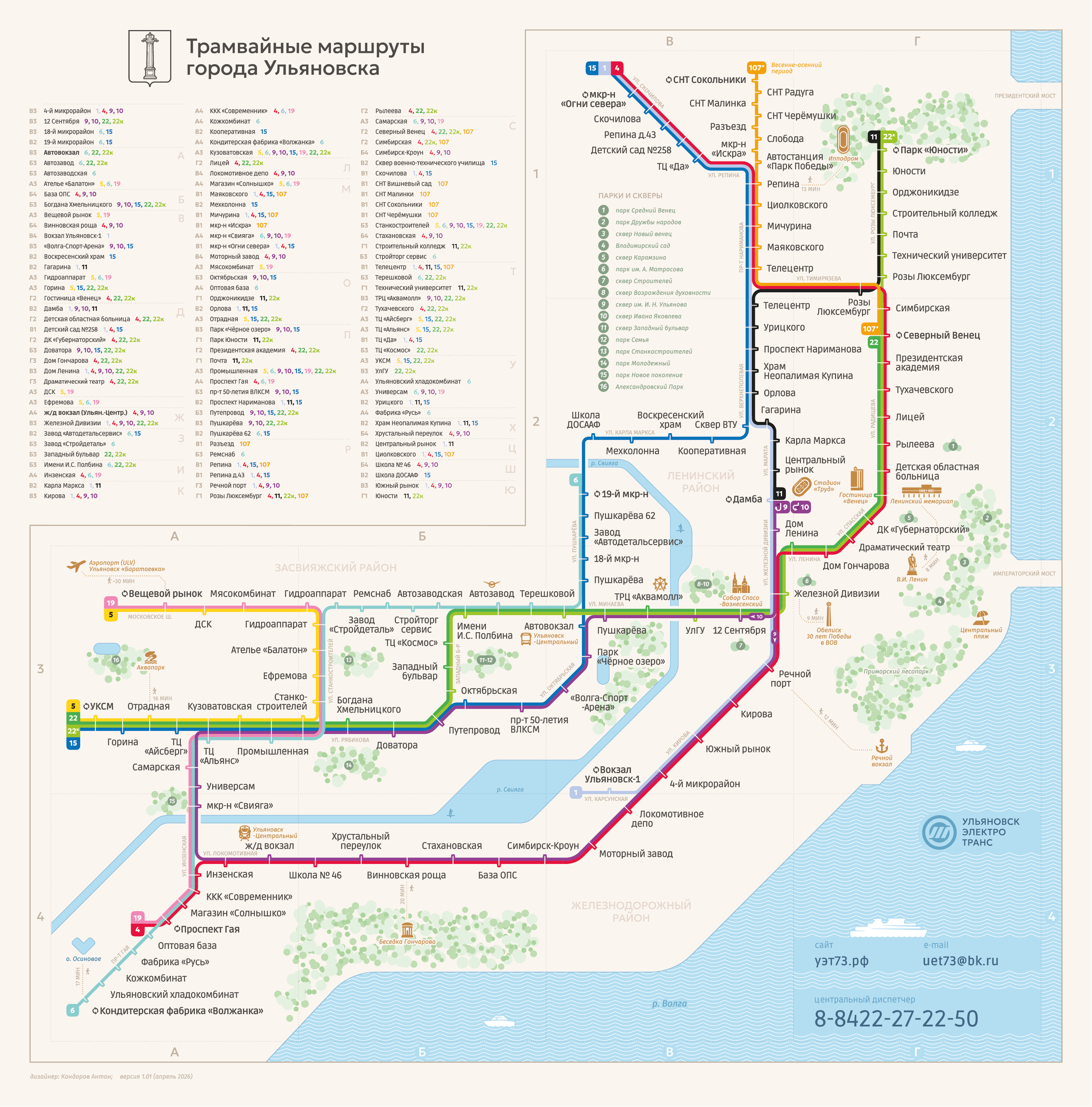 Схема трамвайной сети Ульяновска — Изображение №2 — Графика на Dprofile