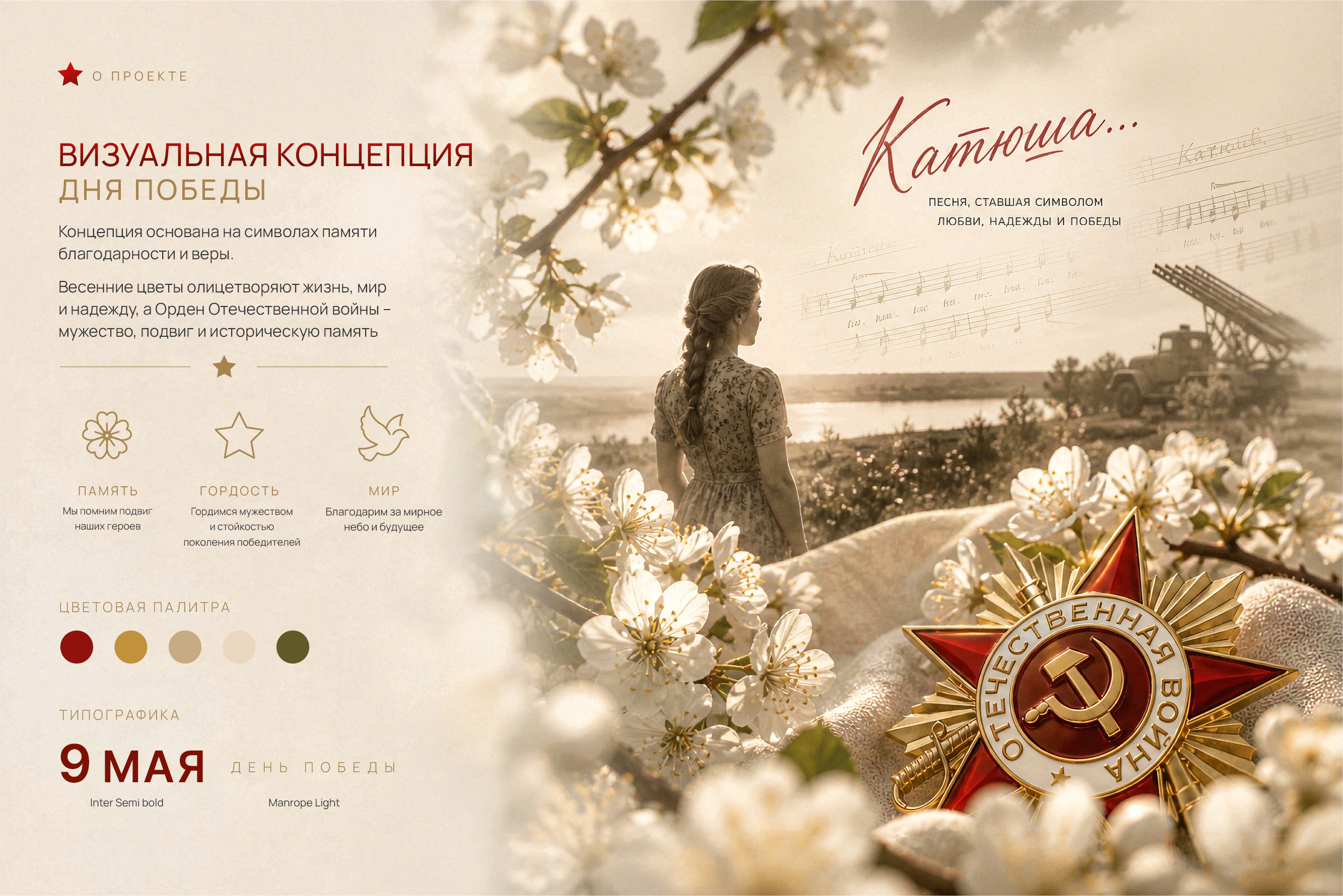 9 МАЯ — Визуальная концепция ко Дню Победы — Изображение №2 — Графика на Dprofile