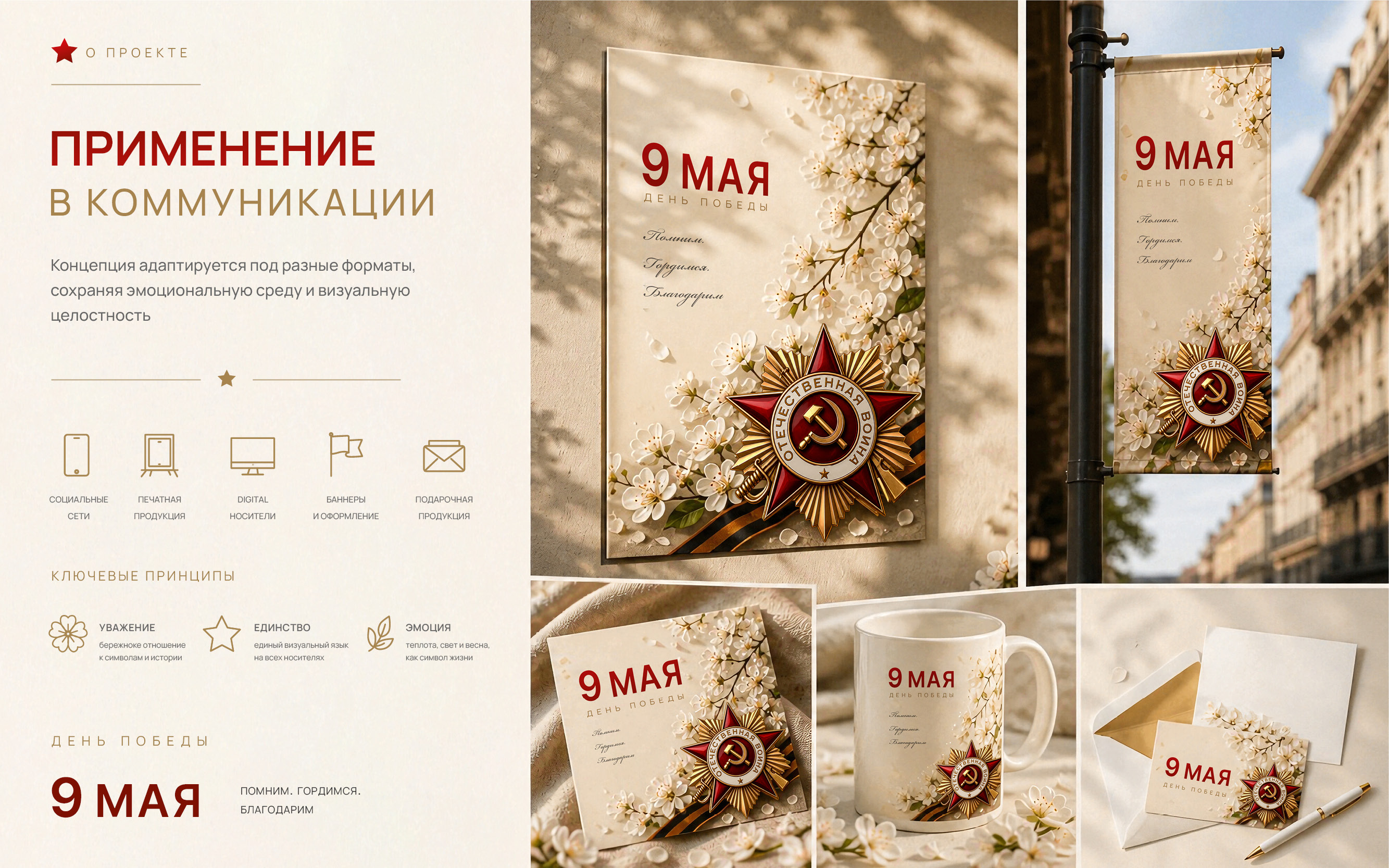 9 МАЯ — Визуальная концепция ко Дню Победы — Изображение №3 — Графика на Dprofile