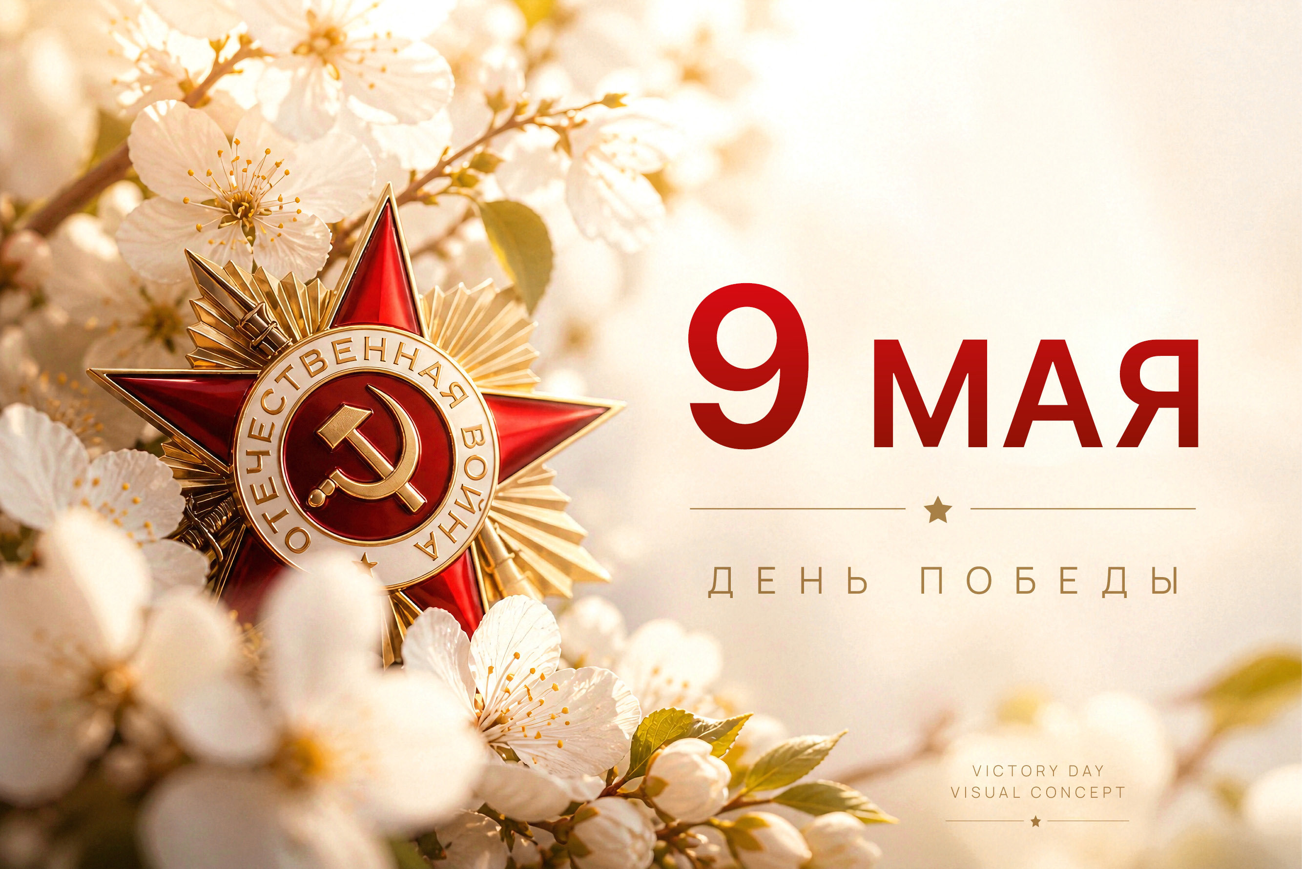 9 МАЯ — Визуальная концепция ко Дню Победы — Изображение №1 — Графика на Dprofile