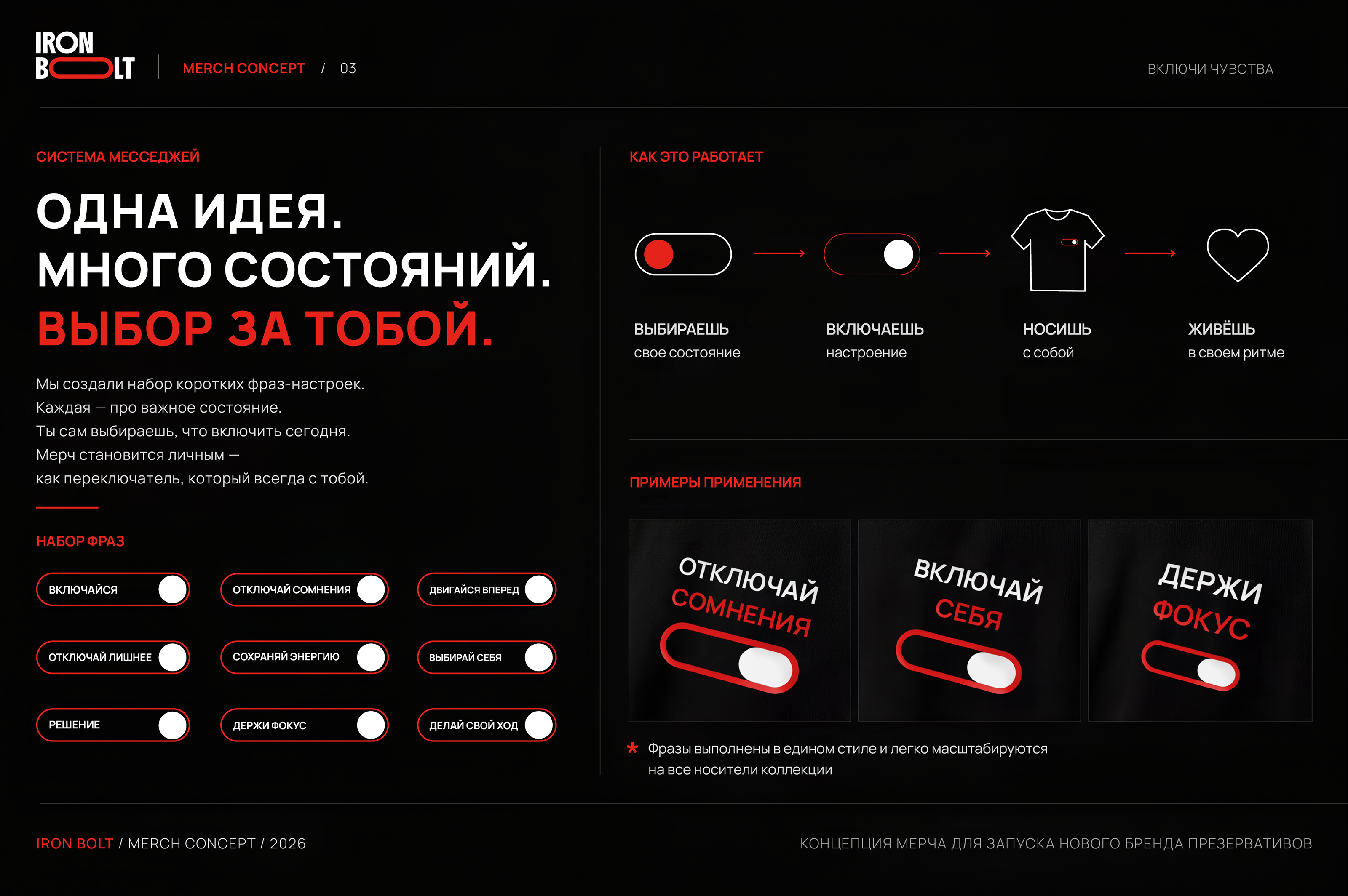 IRON BOLT — концепция мерча для запуска бренда — Изображение №3 — Брендинг на Dprofile
