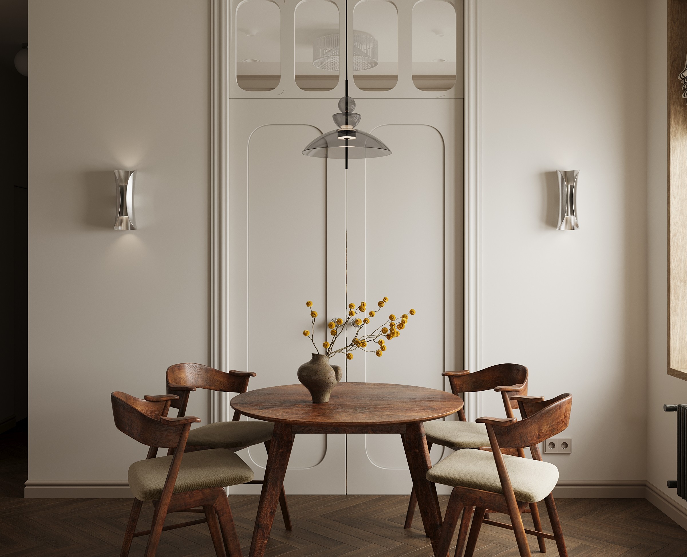 Современный интерьер кухни в ЖК "Шагал" — Архитектура на Dprofile