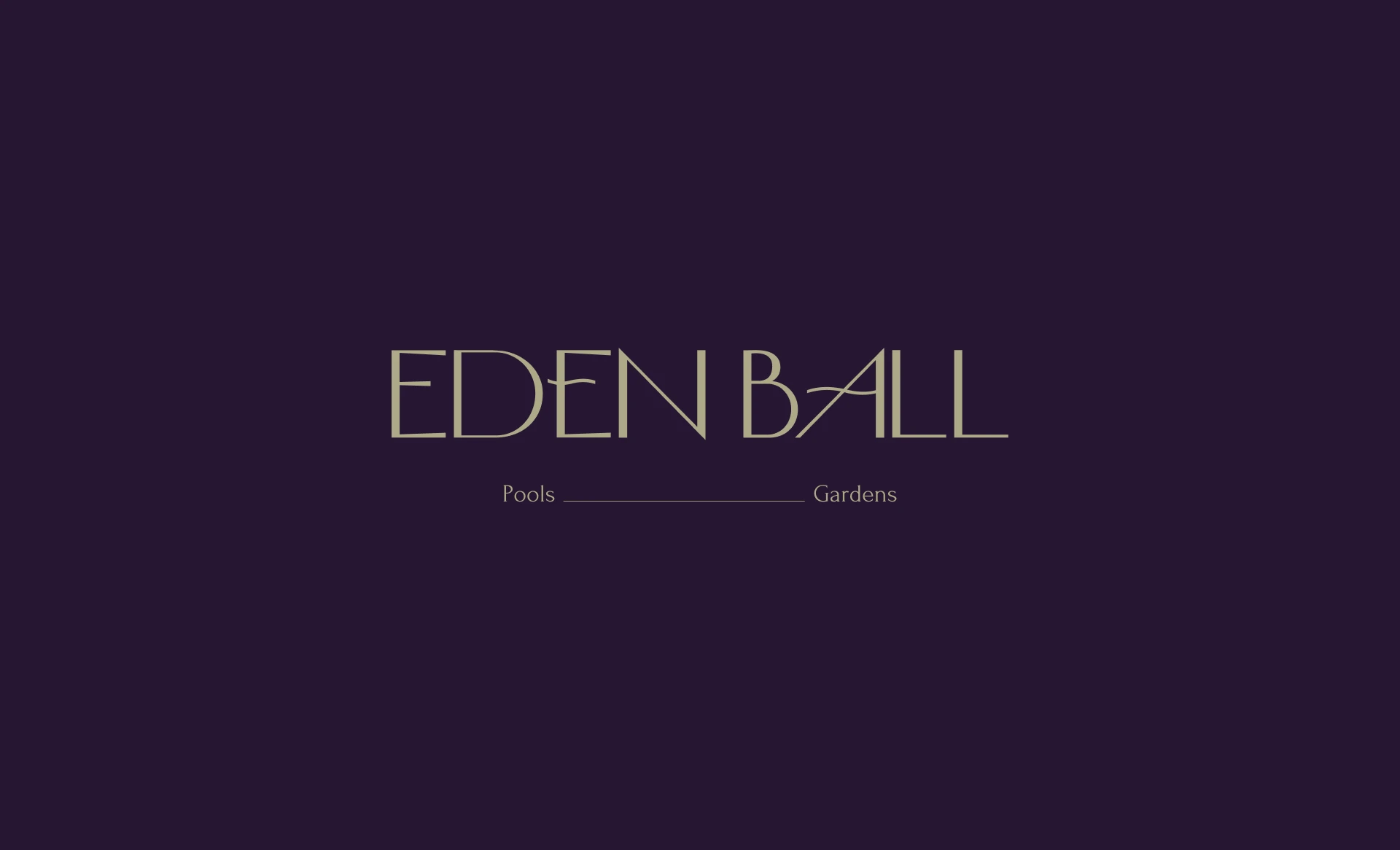 EdenBall — фирменный стиль ландшафтной студии — Изображение №2 — Брендинг на Dprofile