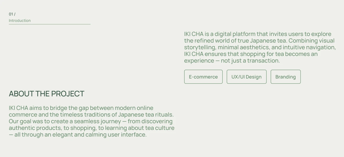 Japanese Tea E-commerce | UX/UI Case — Изображение №2 — Интерфейсы на Dprofile