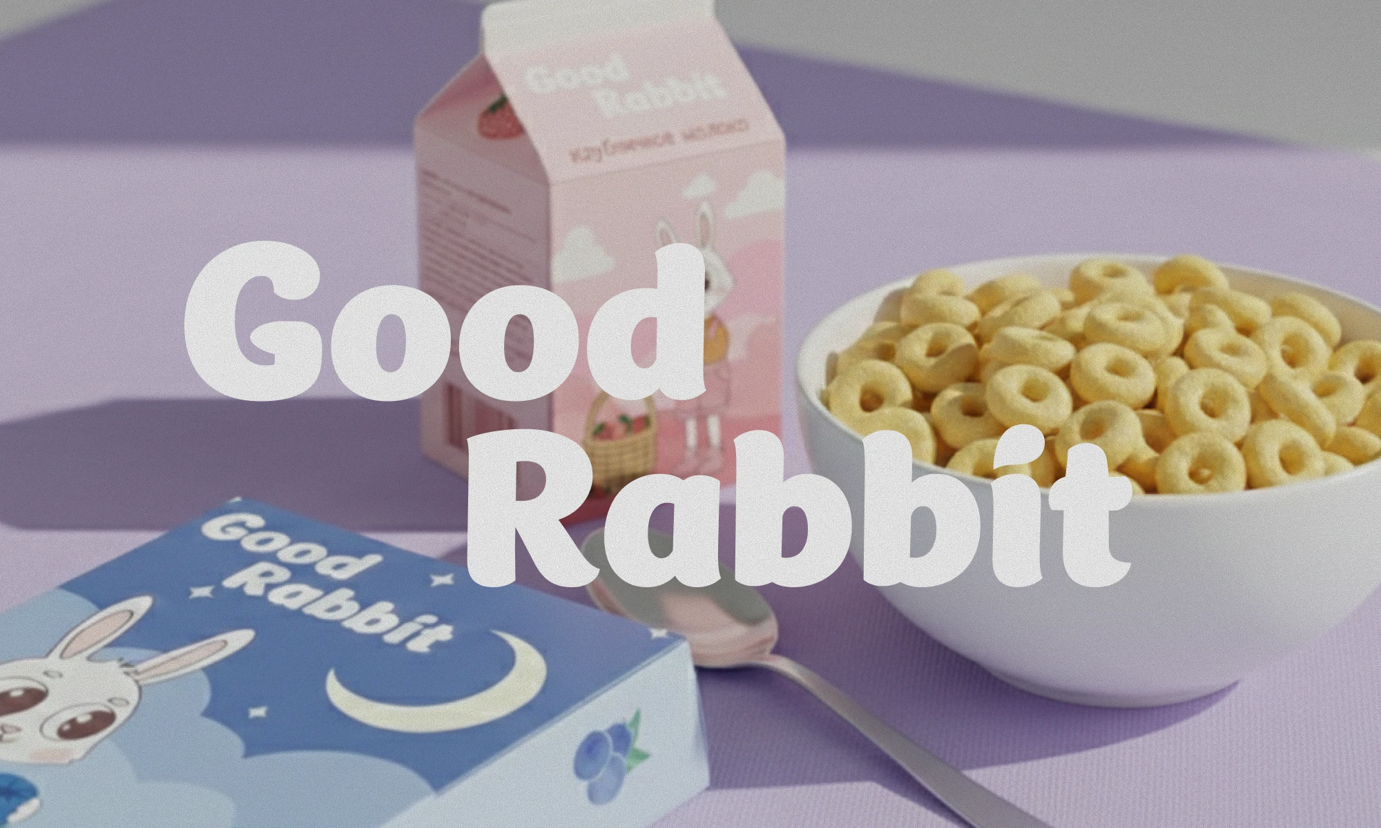 хлопья и молоко Good Rabbit — Изображение №1 — Брендинг на Dprofile