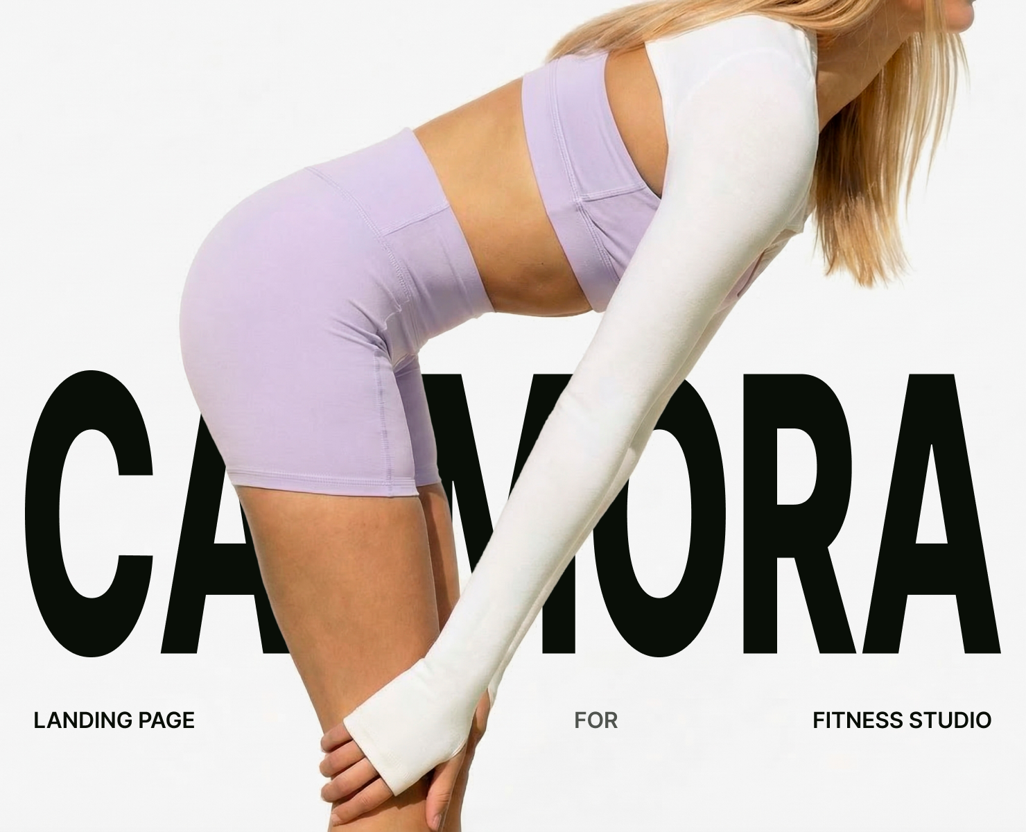 CALMORA | fitness studio | landing page — Интерфейсы на Dprofile