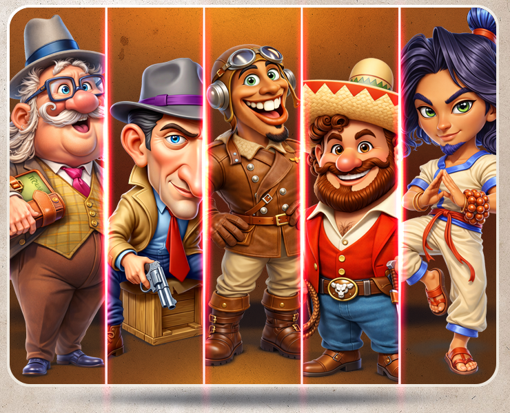 «Character Lineup: Casual Heroes» (Линейка персонажей: Казу… на Dprofile