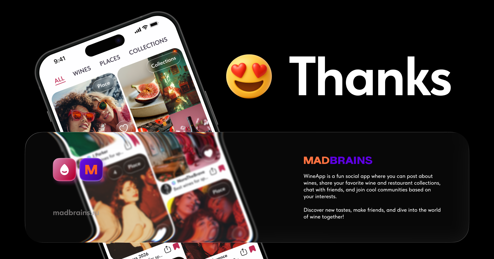 Социальная сеть | WineApp — Изображение №12 — Интерфейсы, Брендинг на Dprofile