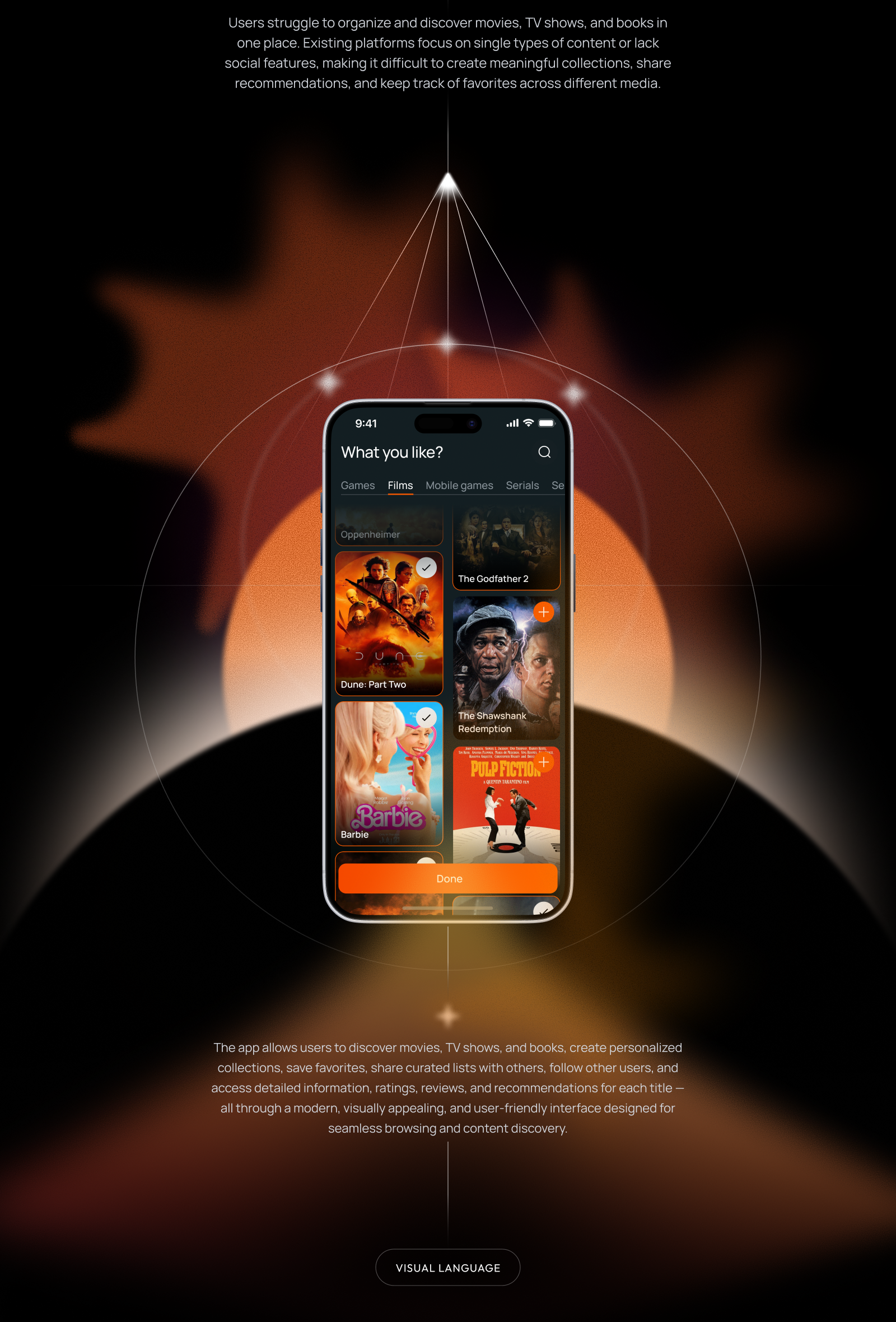 Приложение | List4You: Watchlist Suggestions — Изображение №2 — Интерфейсы на Dprofile