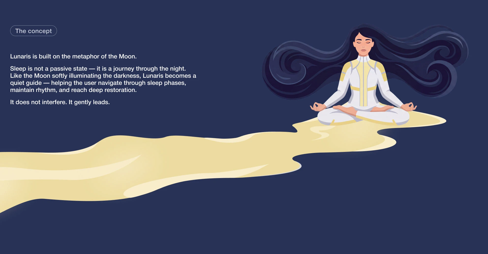 LUNARIS | Sleep tech website | UX/UI — Изображение №4 — Интерфейсы, Брендинг на Dprofile