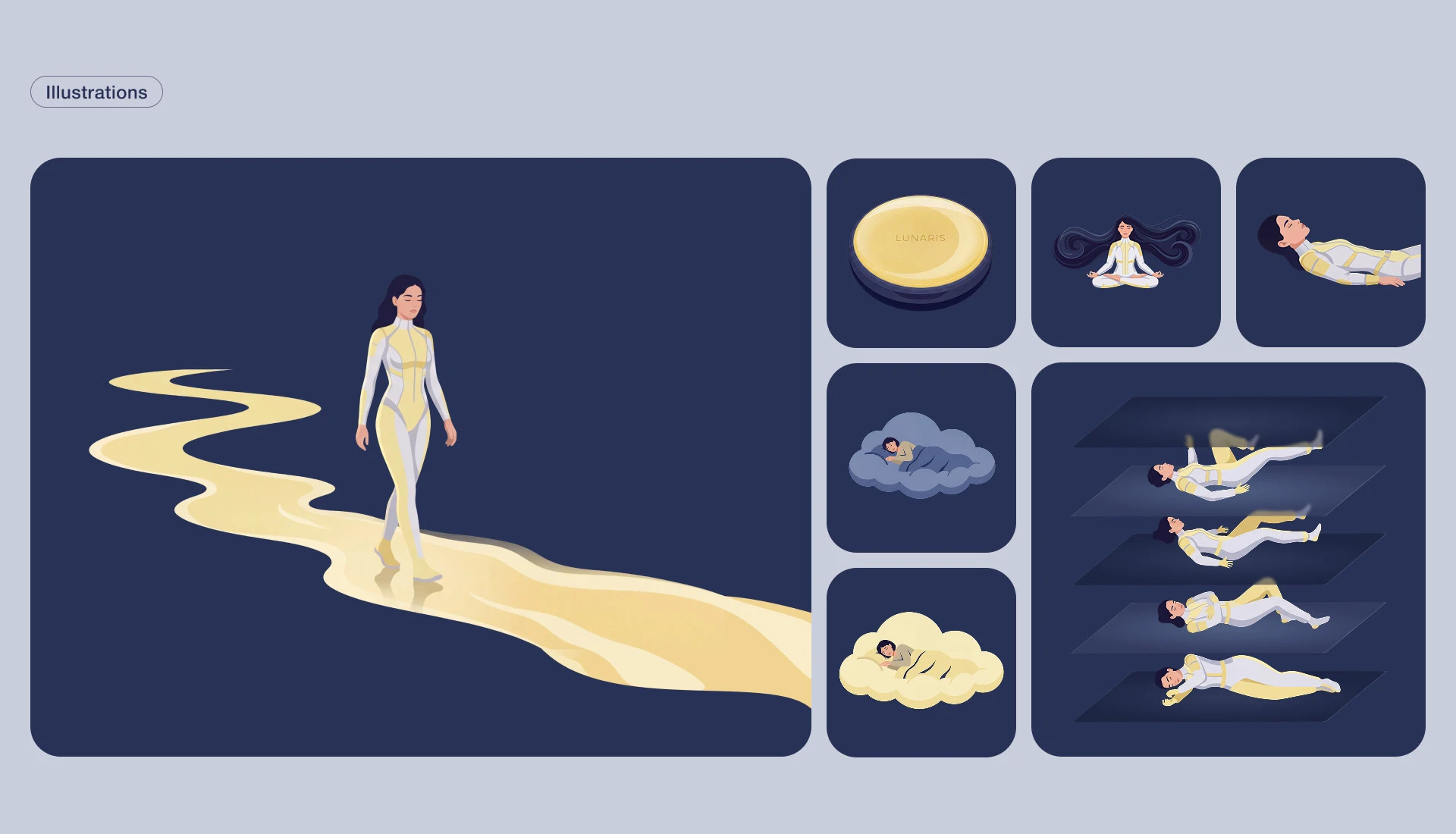 LUNARIS | Sleep tech website | UX/UI — Изображение №13 — Интерфейсы, Брендинг на Dprofile