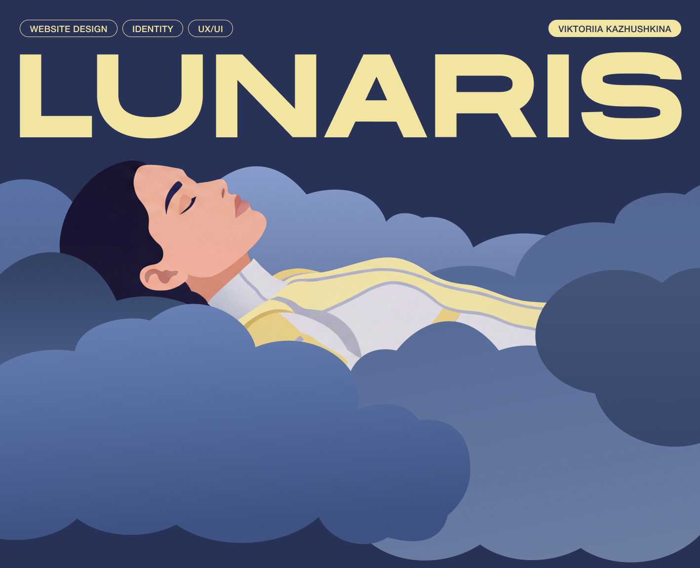 LUNARIS | Sleep tech website | UX/UI на Dprofile