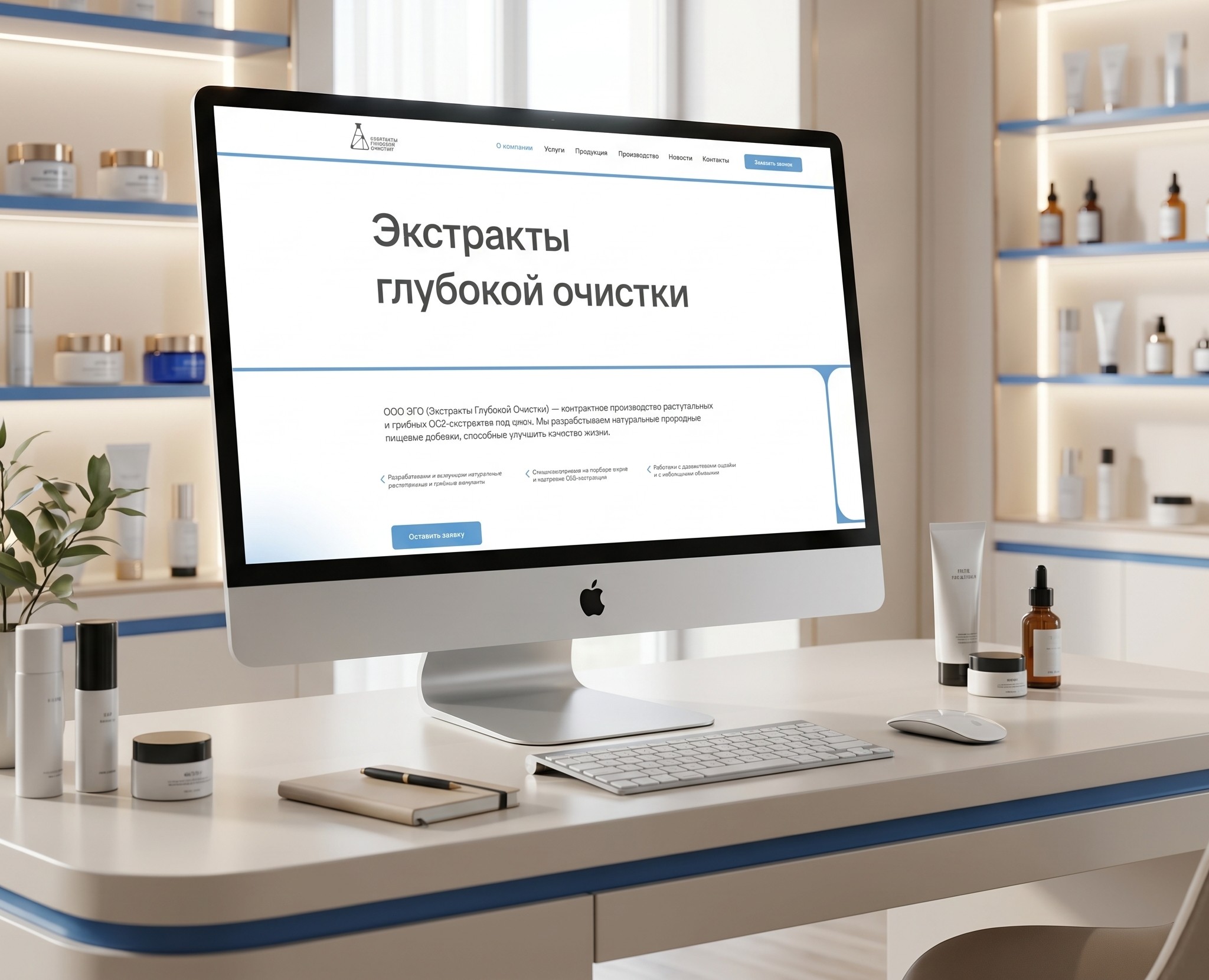 Дизайн одностраничного сайта для компании ООО ЭГО — Интерфейсы, Брендинг на Dprofile