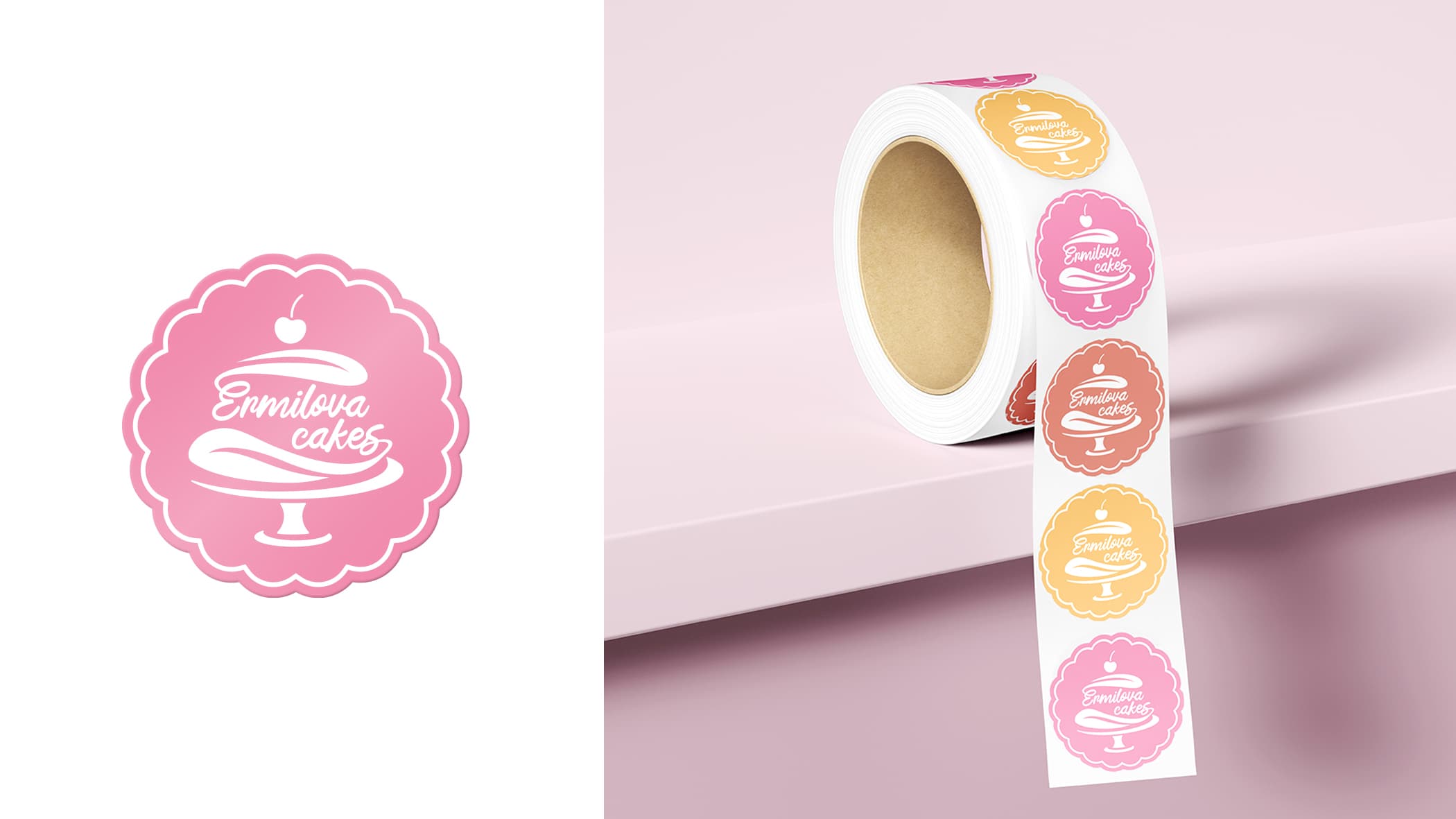 Фирменный стиль Ermilova Cakes — Изображение №6 — Брендинг, Графика на Dprofile