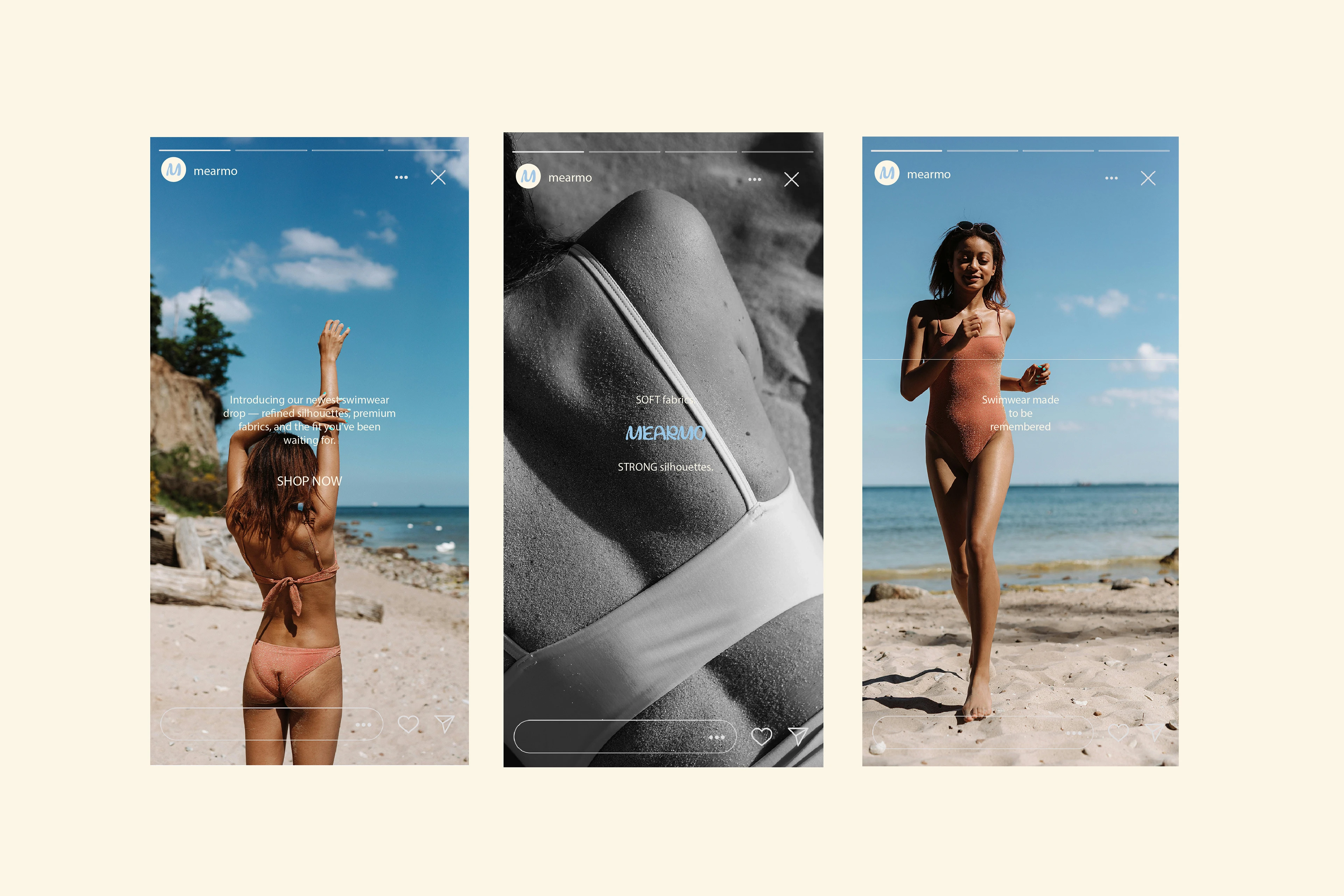 MEARMO / branding for swimsuits / visual identity — Изображение №12 — Брендинг на Dprofile