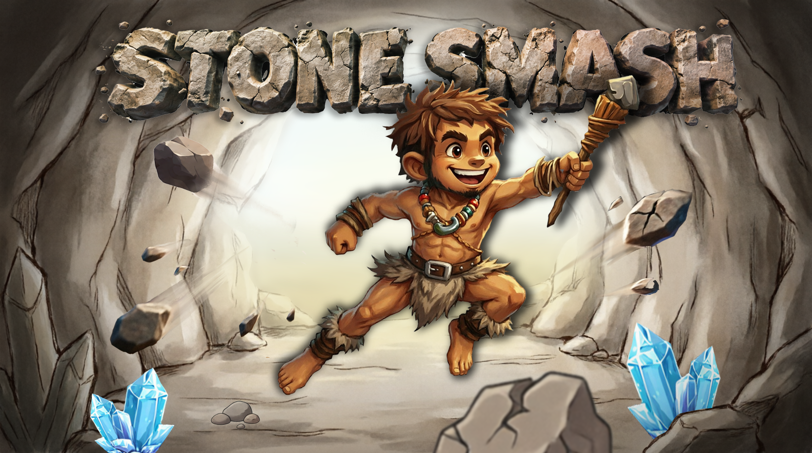Stone Smash — концепт 2D-платформера в доисторическом сетти… — Изображение №1 — Иллюстрация на Dprofile