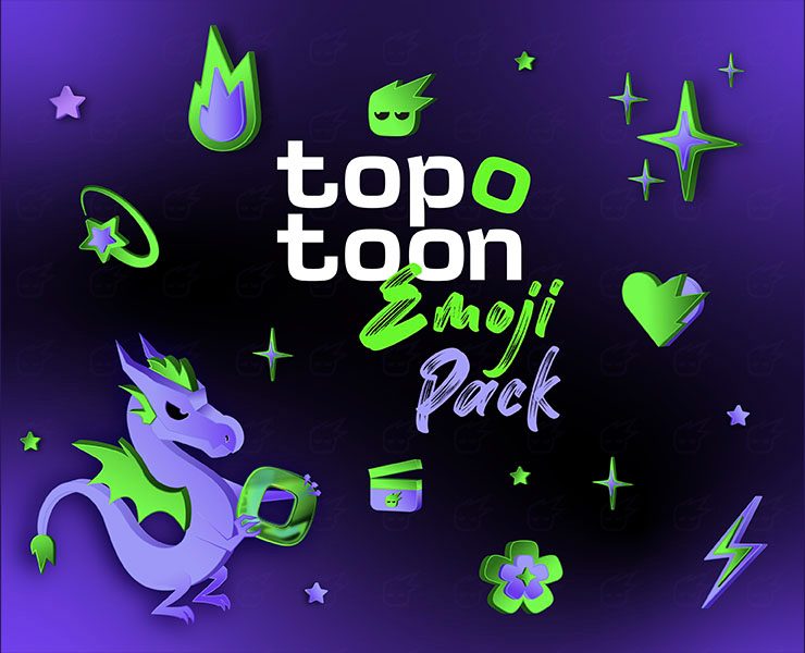 Topotoon Emoji Pack 2026 на Dprofile