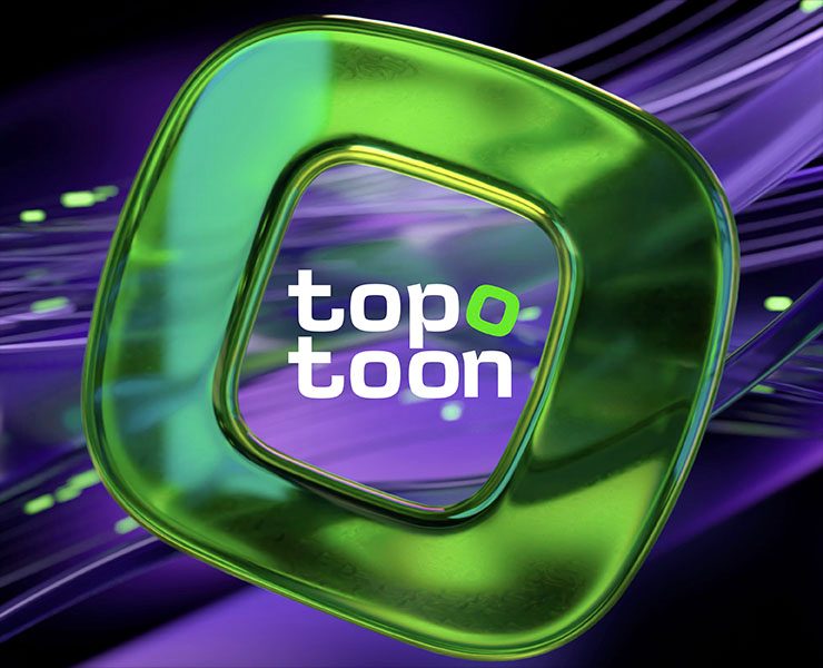 Topotoon TV — Брендинг, 3D на Dprofile