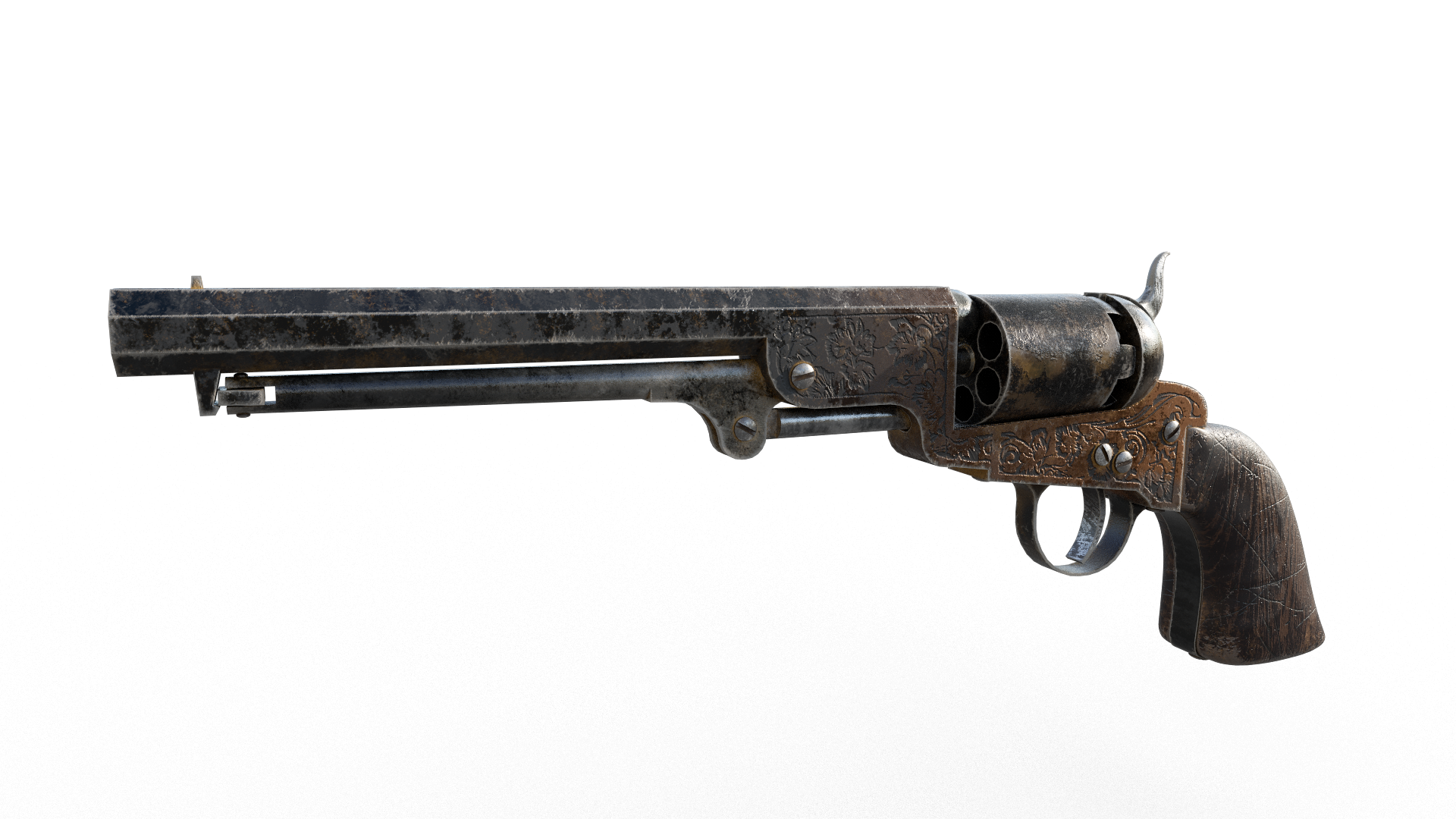 Colt 1851 Navy — Изображение №8 — 3D на Dprofile