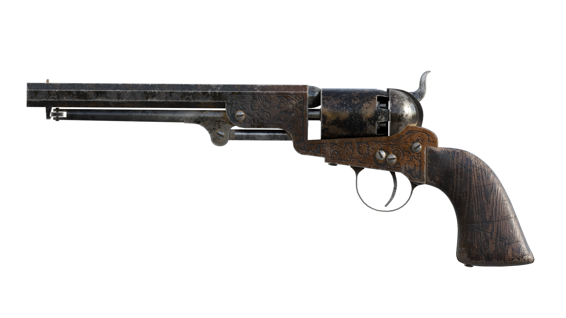 Colt 1851 Navy — Изображение №1 — 3D на Dprofile