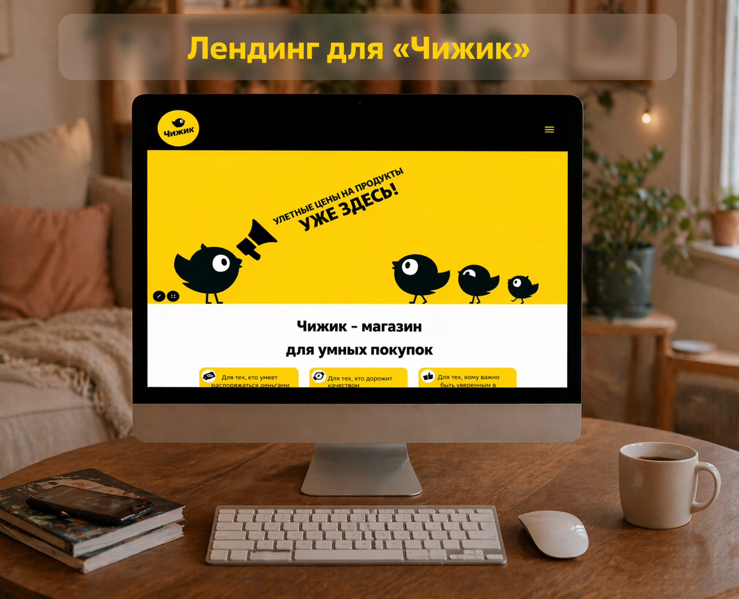 Лендинг для «Чижик» — Интерфейсы, Маркетинг на Dprofile