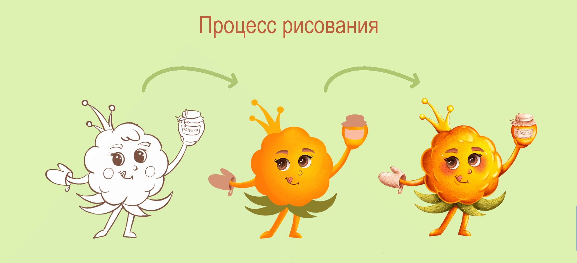 Концепция бренд-персонажа для производителя натуральных про… — Изображение №7 — Брендинг, Иллюстрация на Dprofile