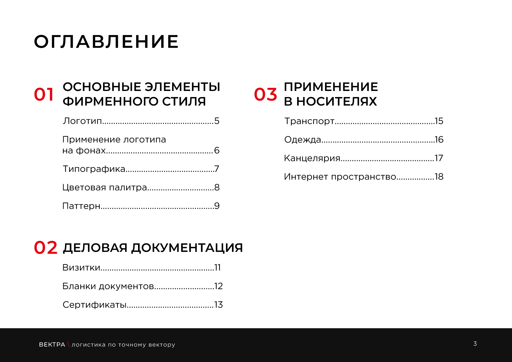 Гайдбук | концепция логистической компании Вектра — Изображение №5 — Брендинг на Dprofile