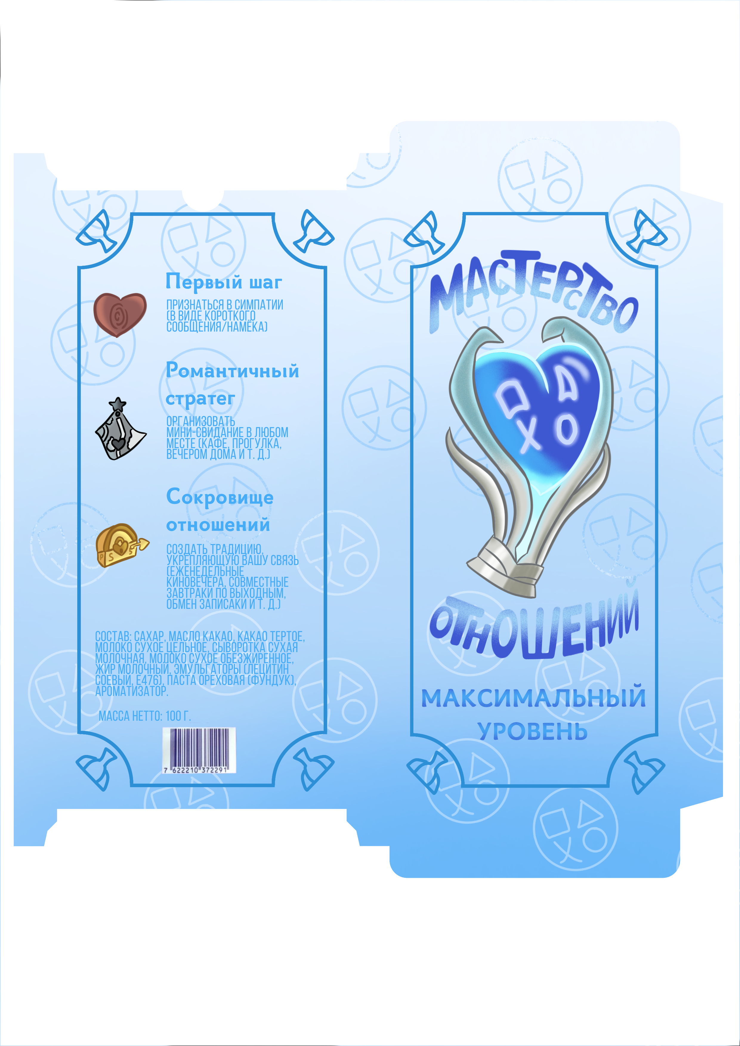 Мастерство отношений: Максимальный уровень. Упаковка шоколадки. — Изображение №9 — Интерфейсы, Брендинг на Dprofile