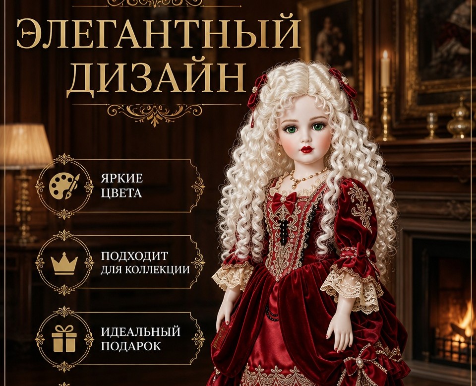 Фарфоровая кукла — Графика, Промдизайн на Dprofile