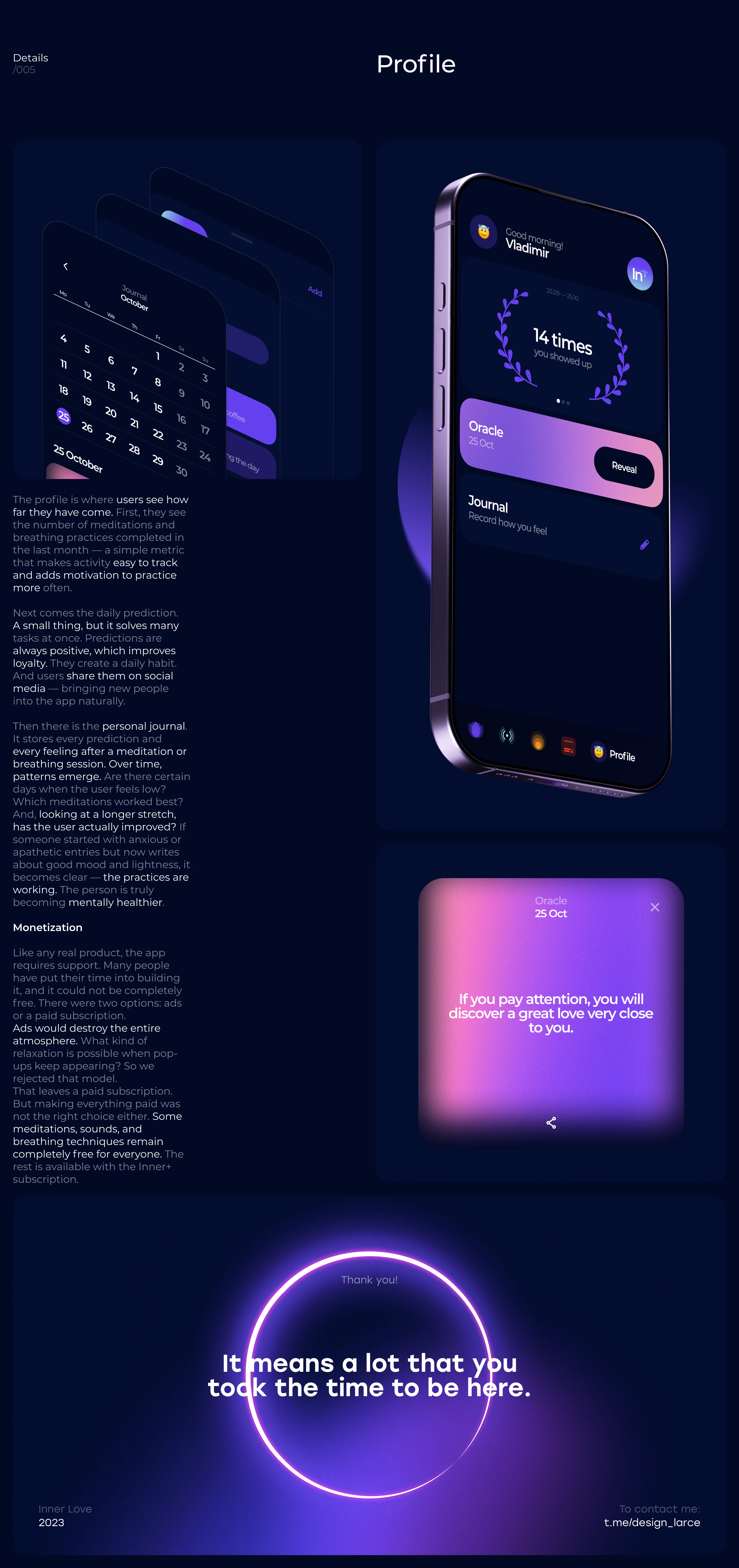 Inner Love | Mobile App — Изображение №8 — Интерфейсы на Dprofile