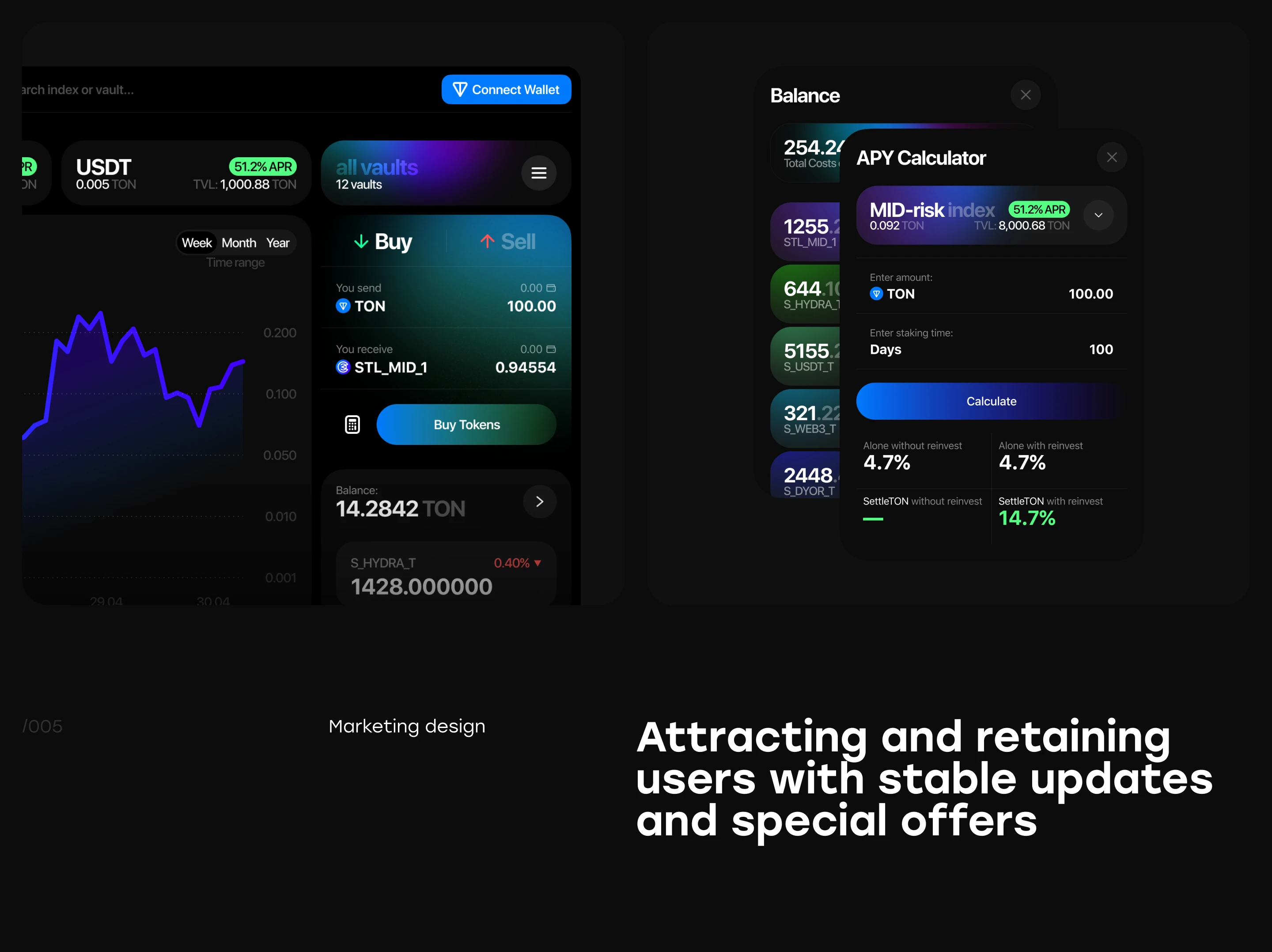 Settle.ton | Mini App — Изображение №5 — Интерфейсы на Dprofile