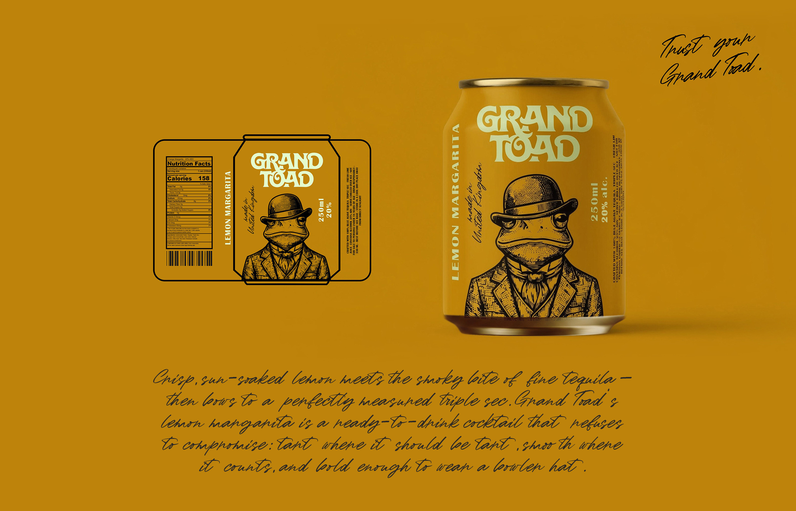 GRAND TOAD BEVERAGE — Изображение №2 — Брендинг на Dprofile
