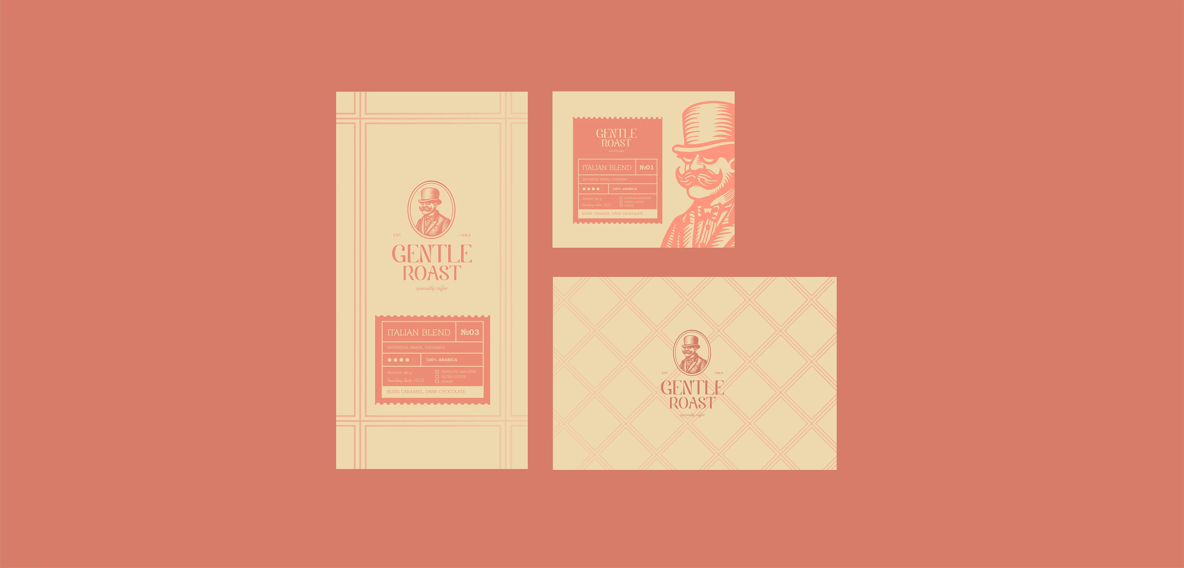 Брендинг для кофейни с собственной обжаркой кофейных зерен — Изображение №10 — Интерфейсы, Брендинг на Dprofile