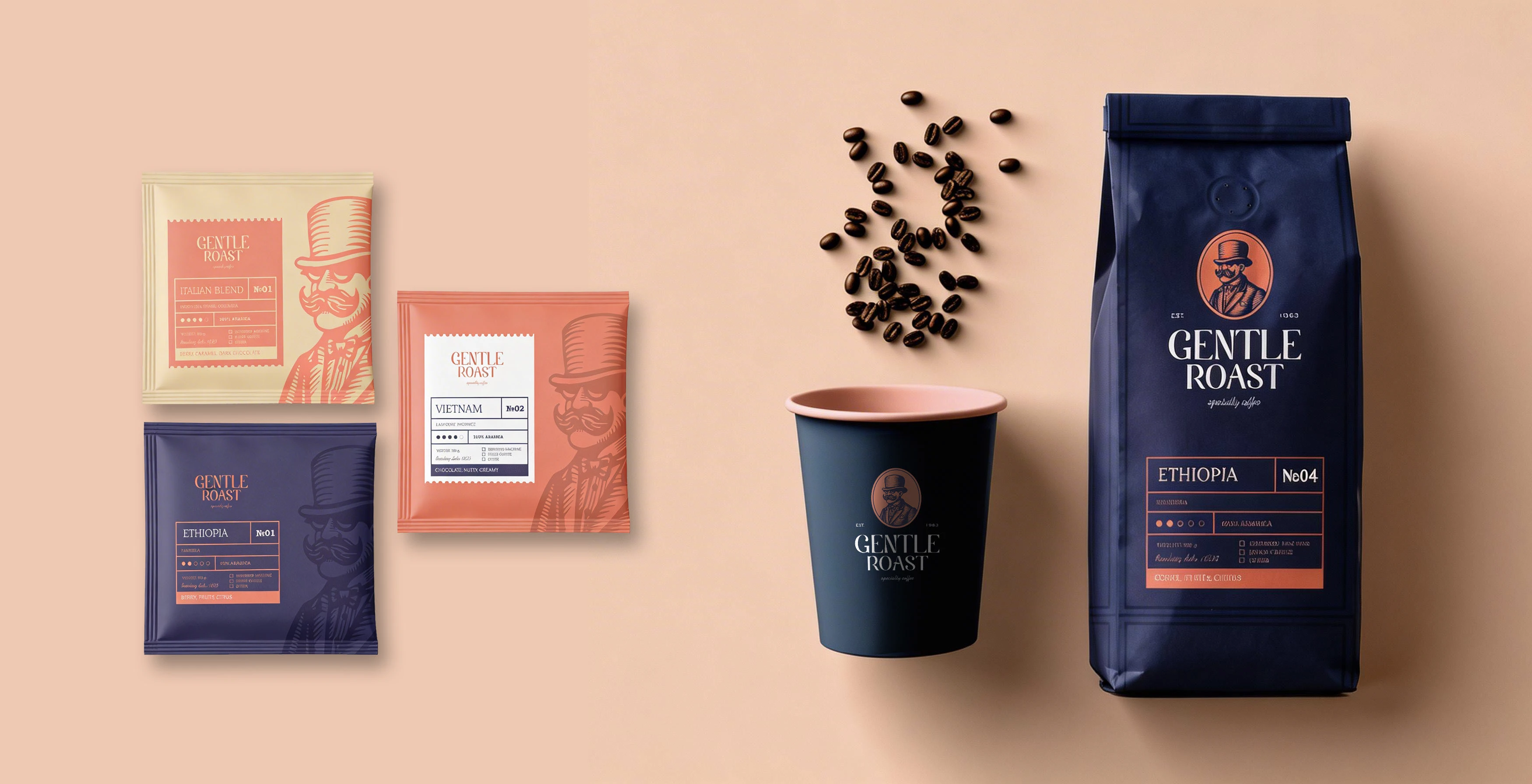 Брендинг для кофейни с собственной обжаркой кофейных зерен — Изображение №4 — Интерфейсы, Брендинг на Dprofile