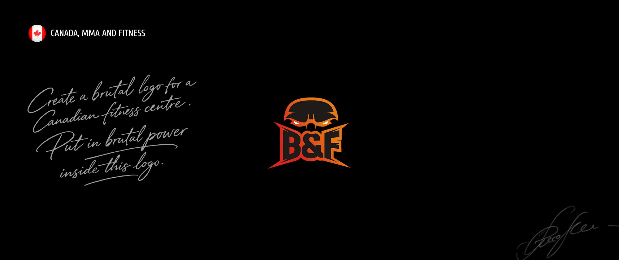 B&F MMA FITNESS — Изображение №1 — Брендинг на Dprofile