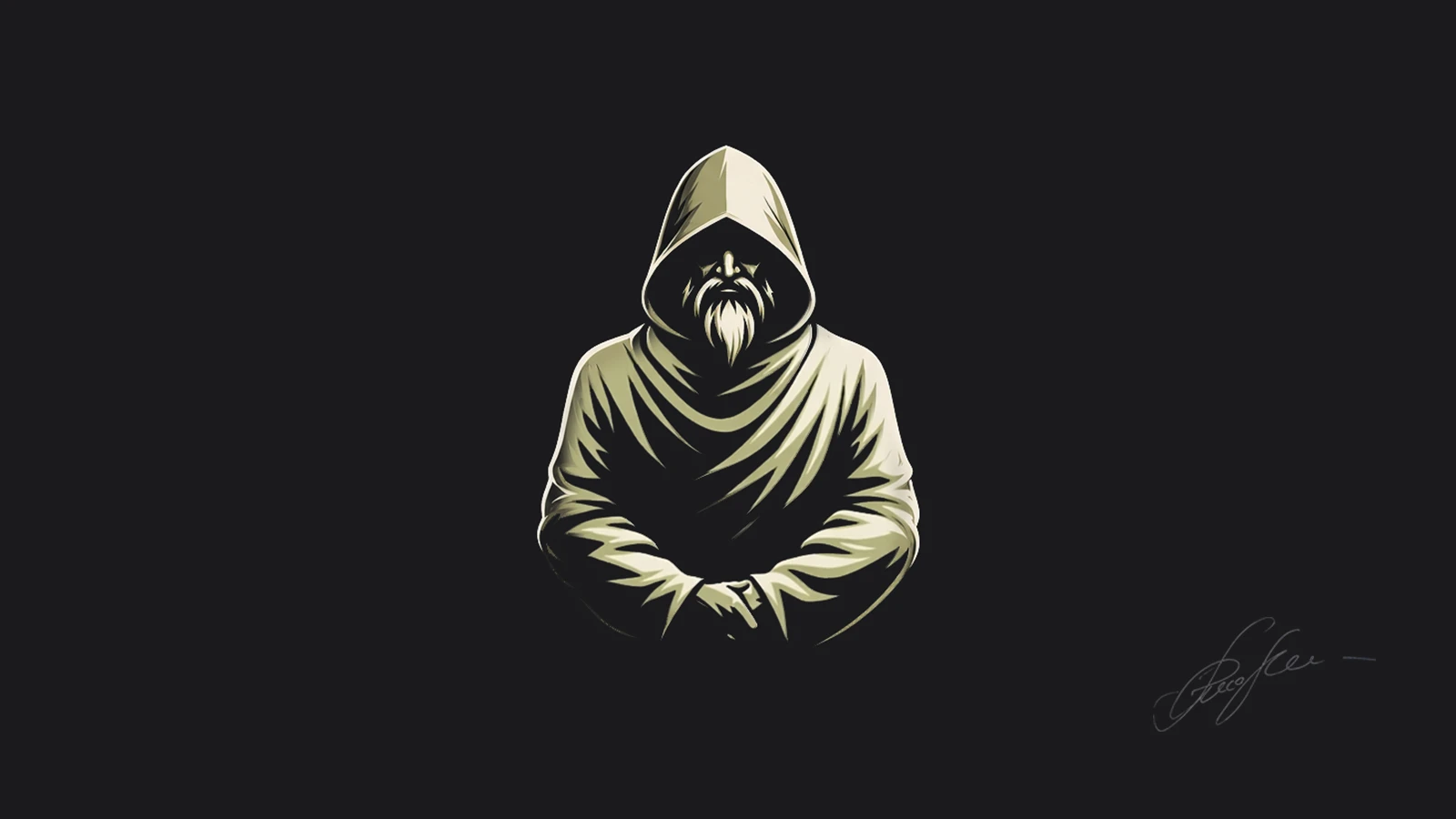 Иллюстрация монаха — Изображение №1 — Иллюстрация, Графика на Dprofile