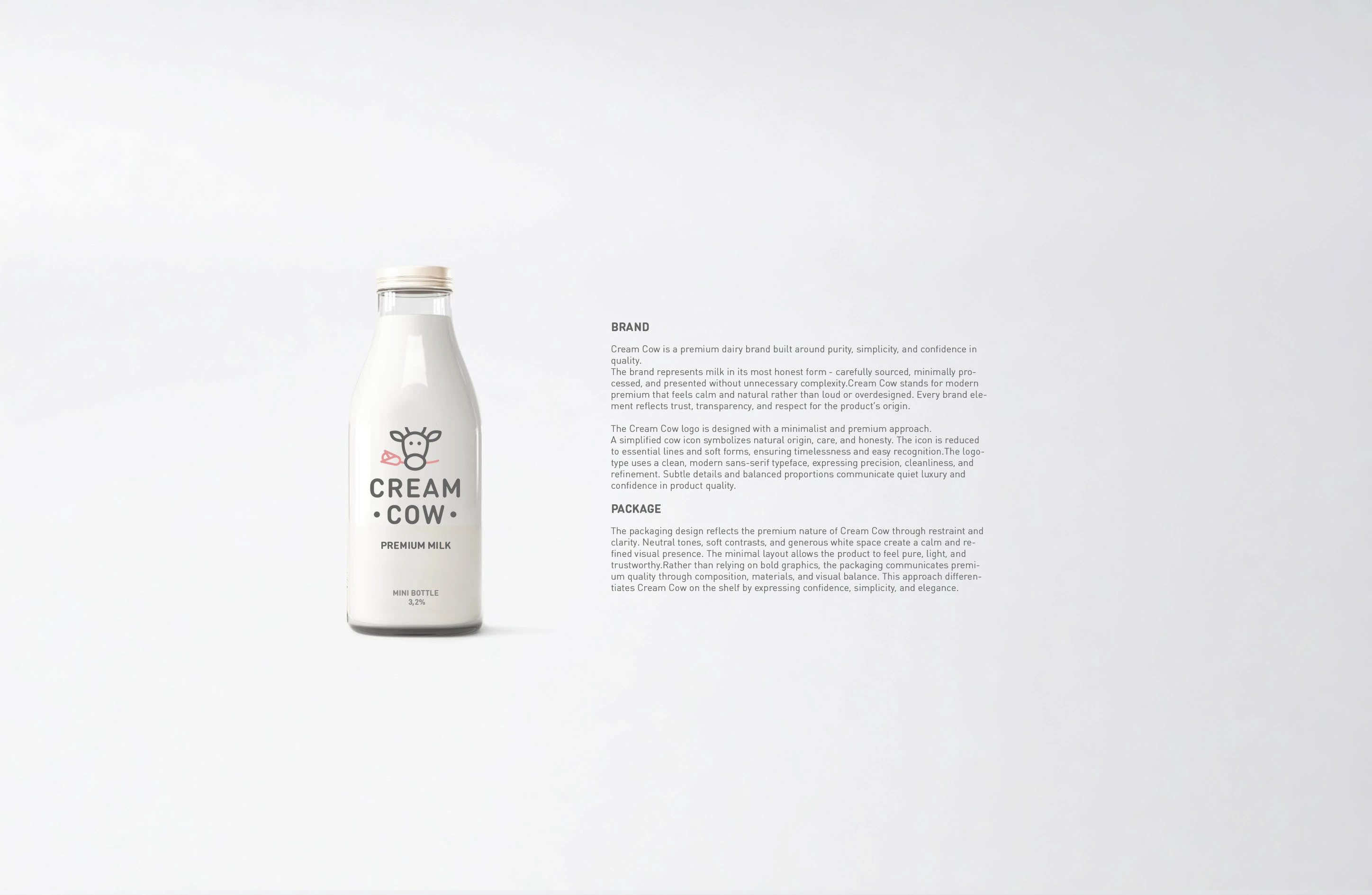 Логотип и упаковка для бренда молока — Изображение №5 — Интерфейсы, Брендинг на Dprofile