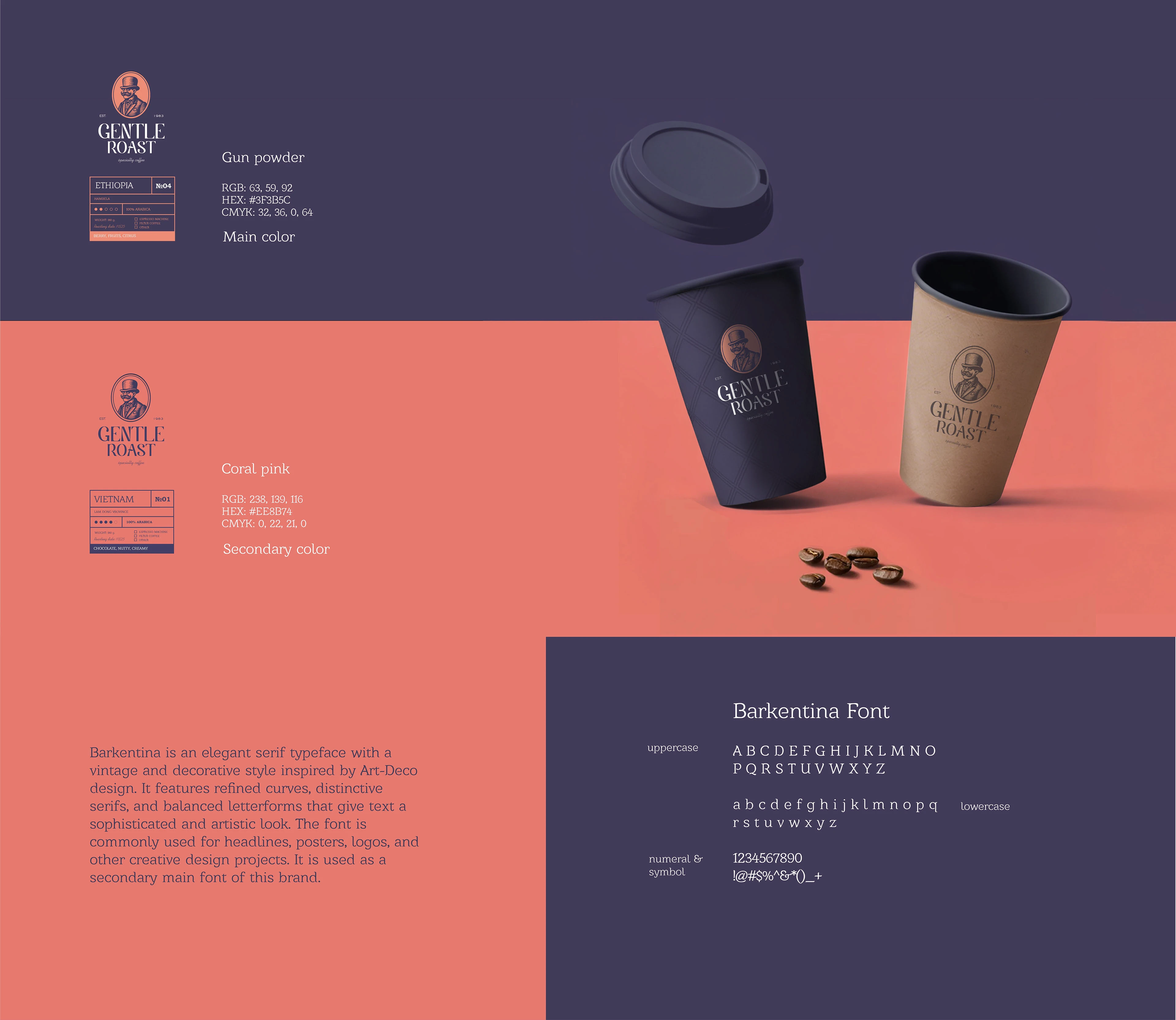 Брендинг для кофейни с собственной обжаркой кофейных зерен — Изображение №3 — Интерфейсы, Брендинг на Dprofile