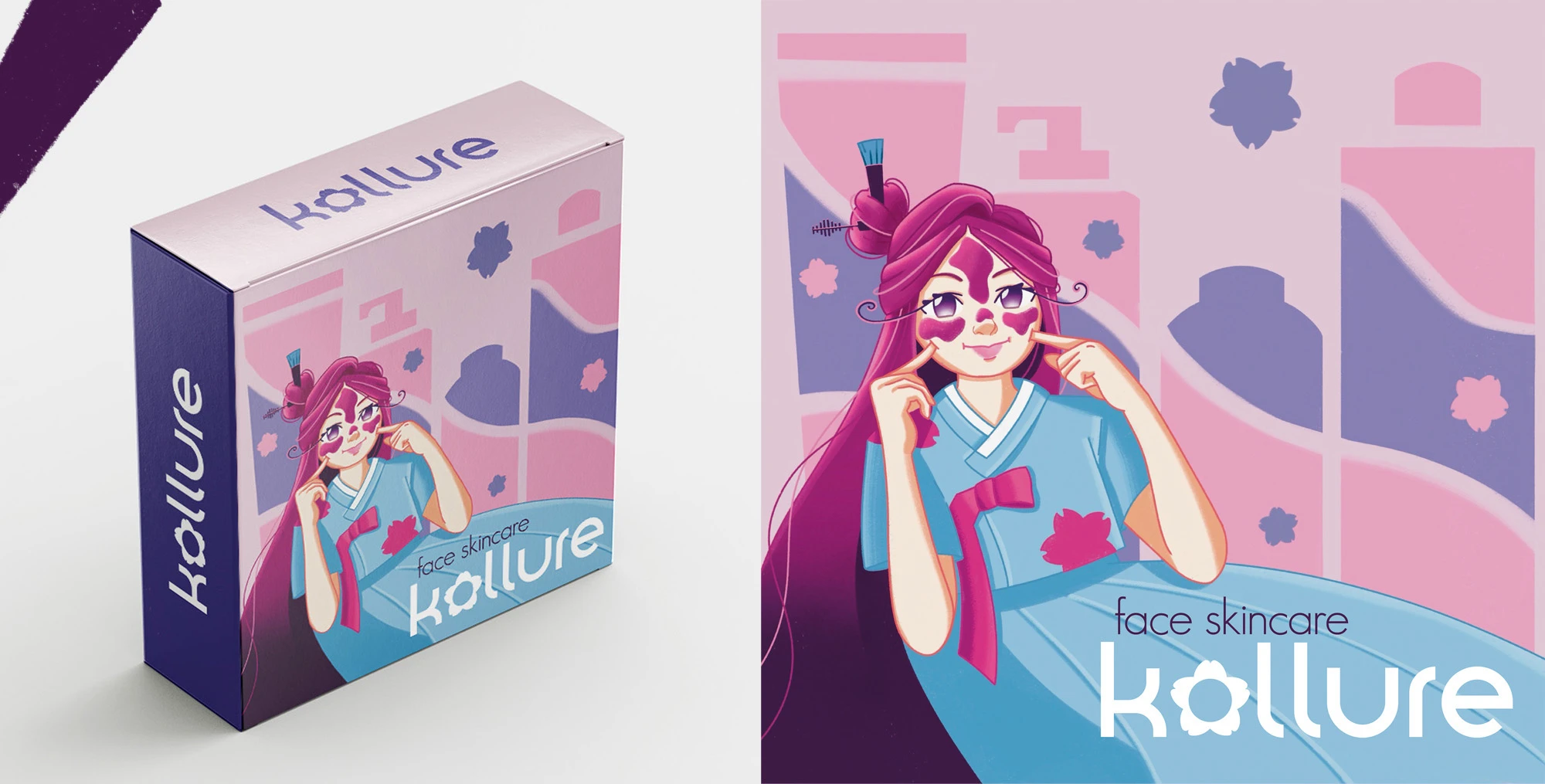 KOLLURE | Упаковка и маскот — Изображение №3 — Брендинг, Иллюстрация на Dprofile