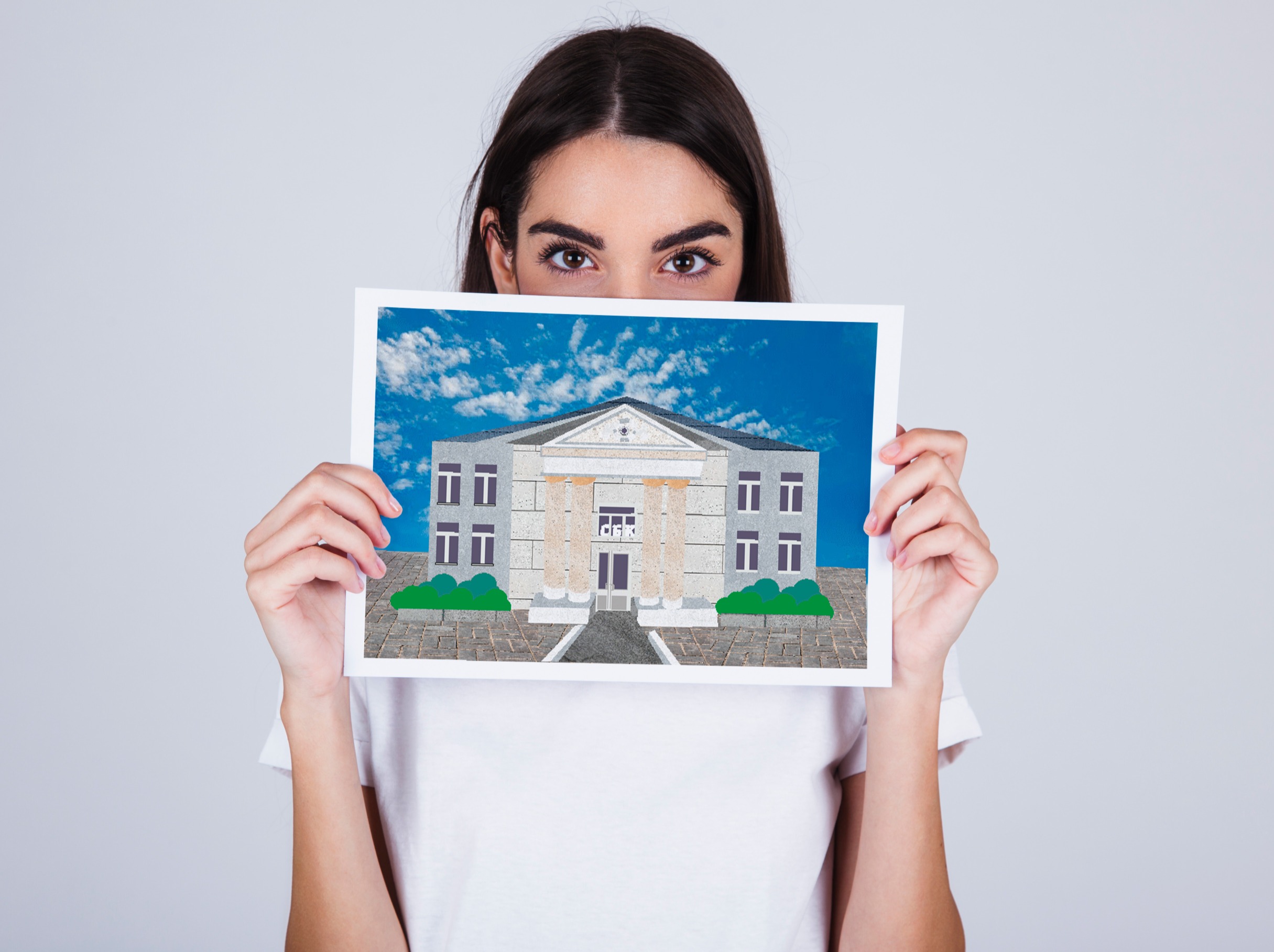 Мастер-класс по созданию открытки "Колледж" — Изображение №2 — Интерфейсы, Графика на Dprofile